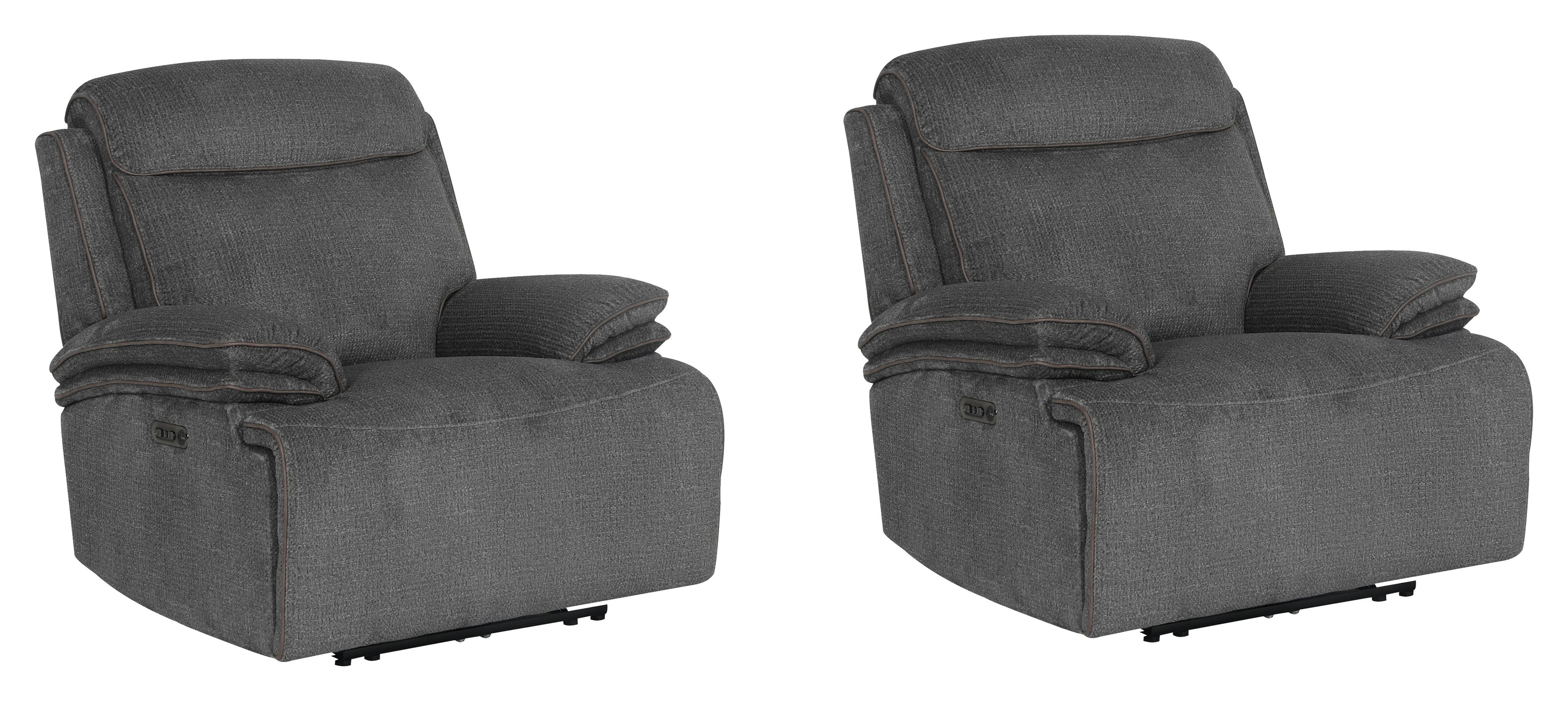 Alpine - Power Zero Gravity Recliner (Set of 2) - Midnight Image