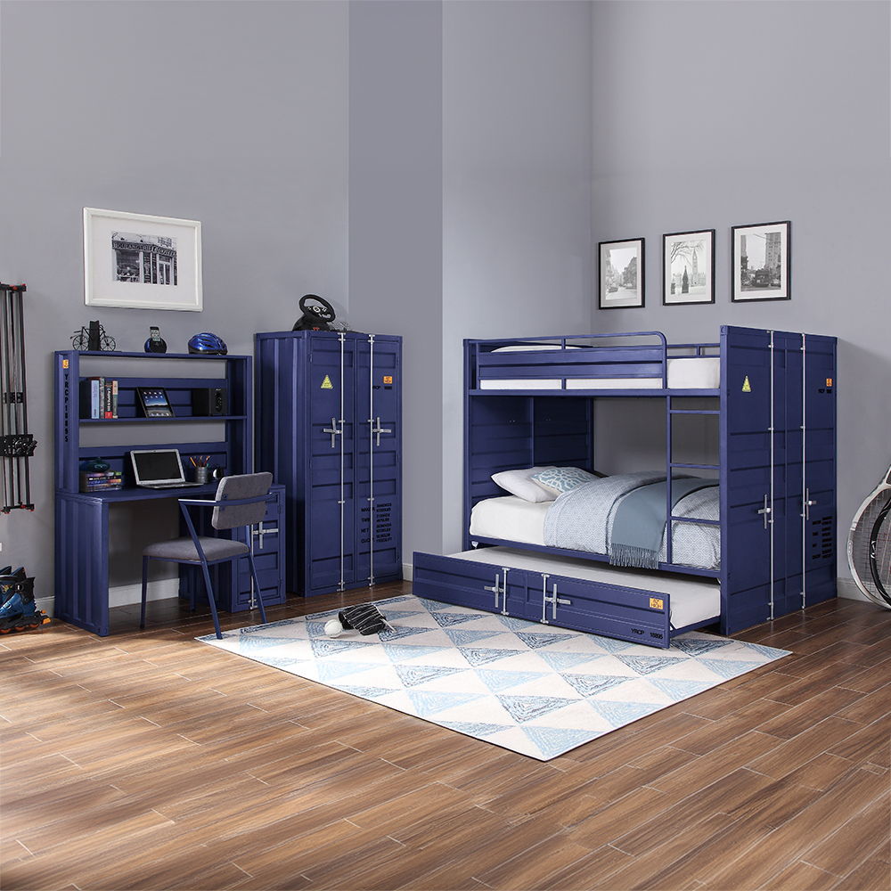 Cargo - Twin Trundle - Blue, blue, view 3
