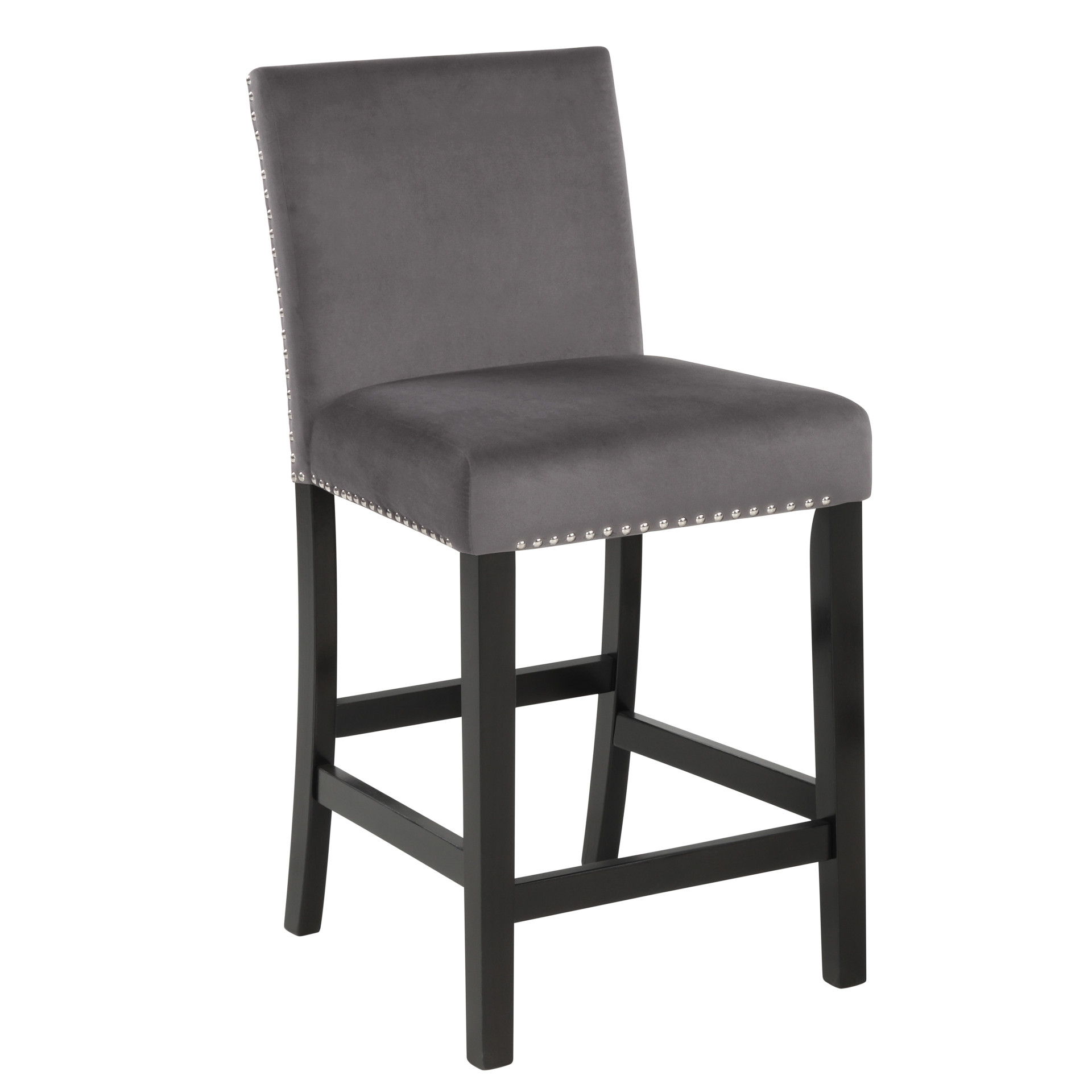 Celeste - Counter Chair (Set of 2) - Gray