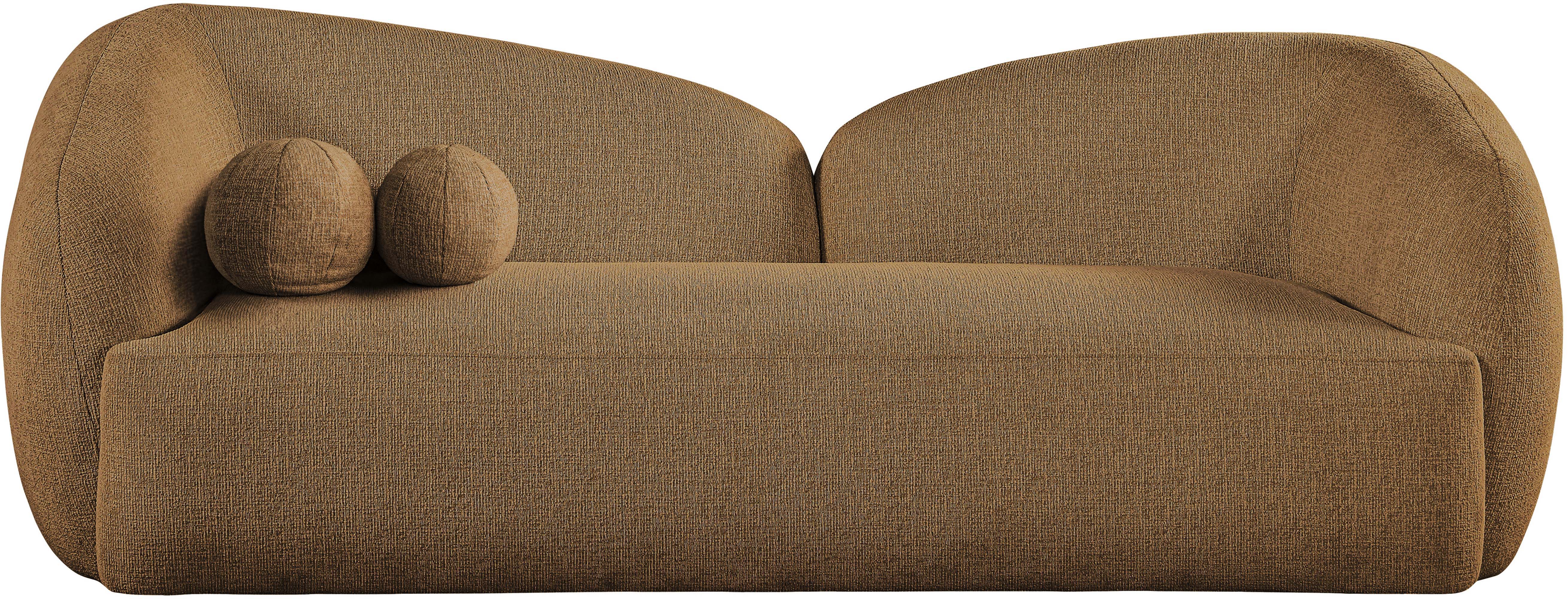 Elowen - Fabric Upholstered Sofa - Brown