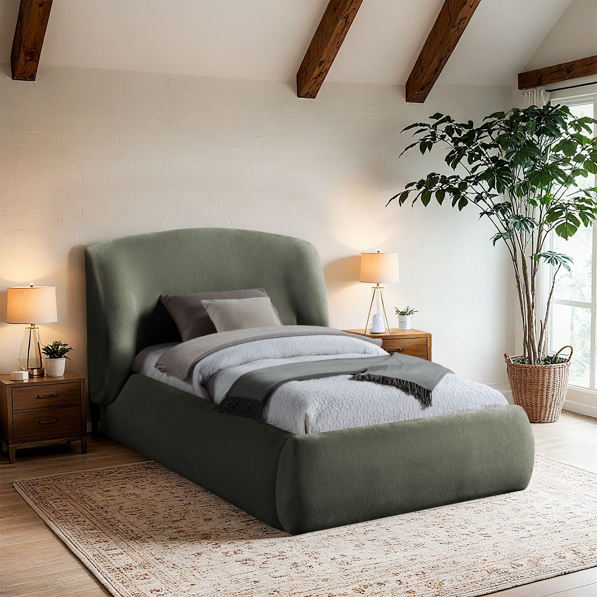 Sandro - Twin Bed - Green