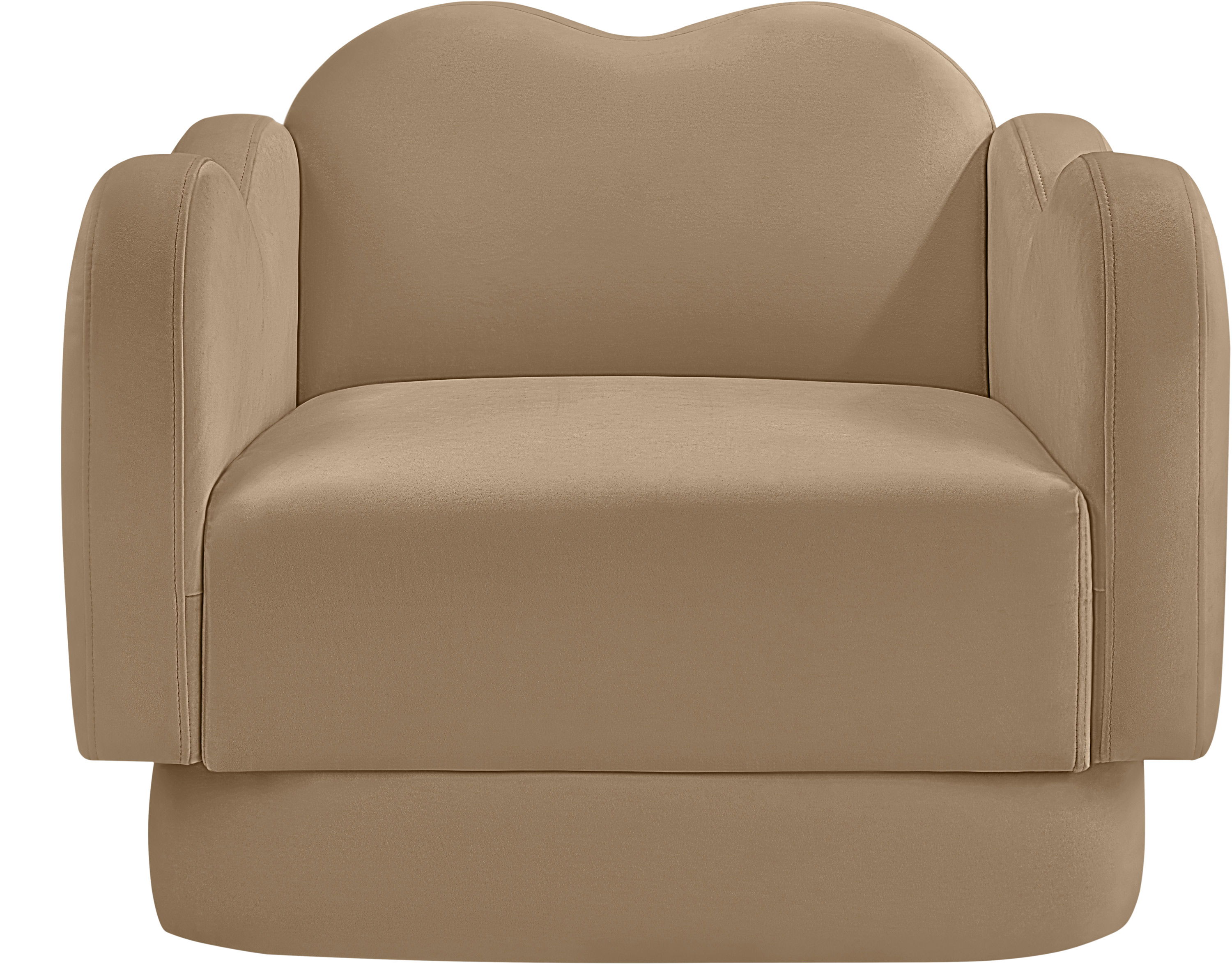 Bloom - Velvet Chair - Camel