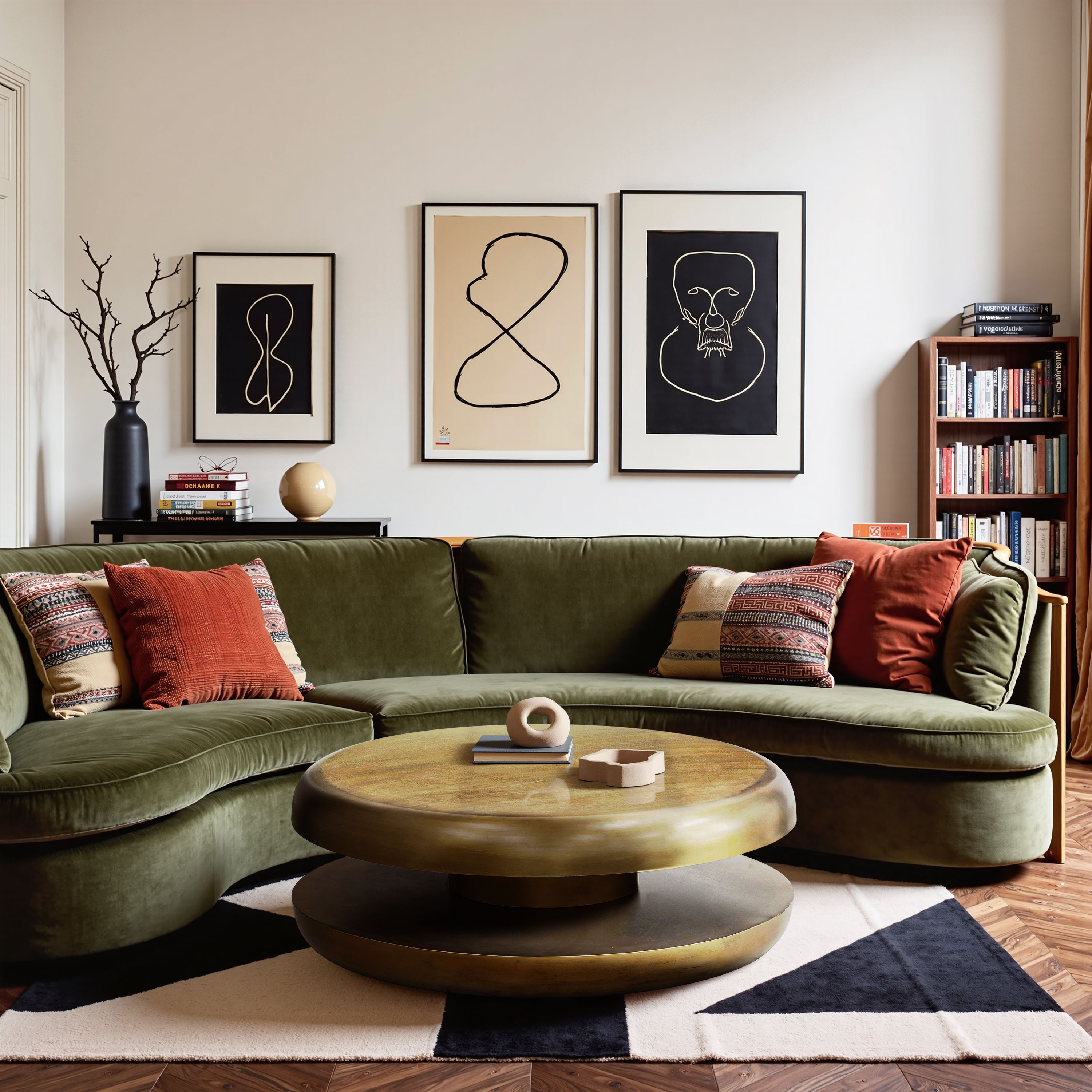 Jamison - Iron Coffee Table - Gold