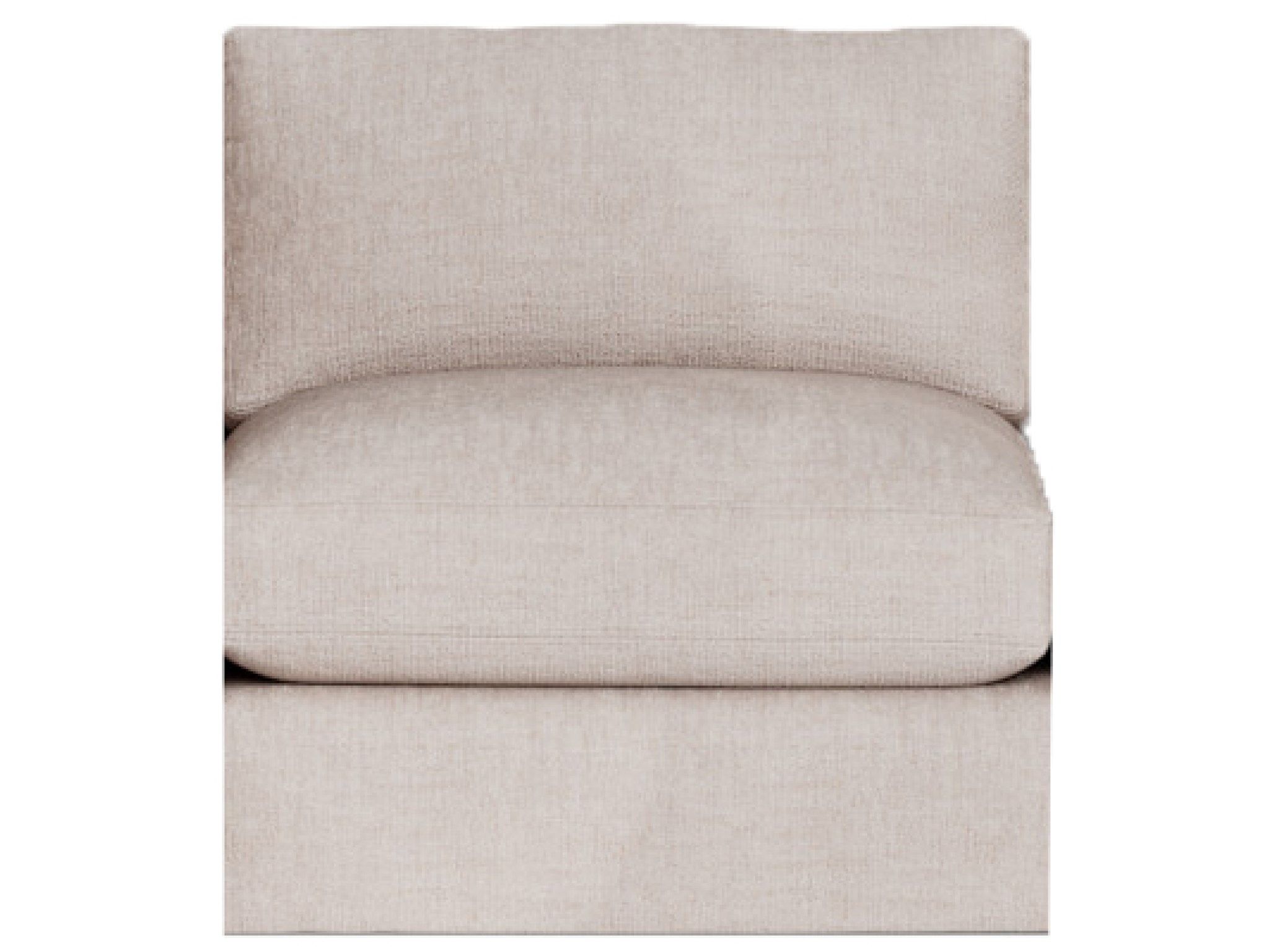 Ally - Armless Chair, Special Order - Beige Image