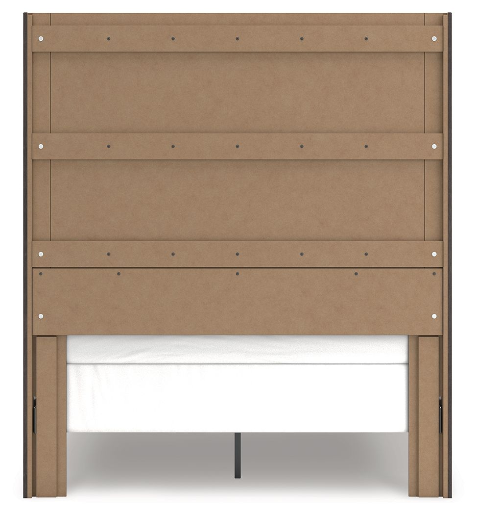 Ashley Furniture Fraluna - Queen Panel Bed - Charcoal - Image 5