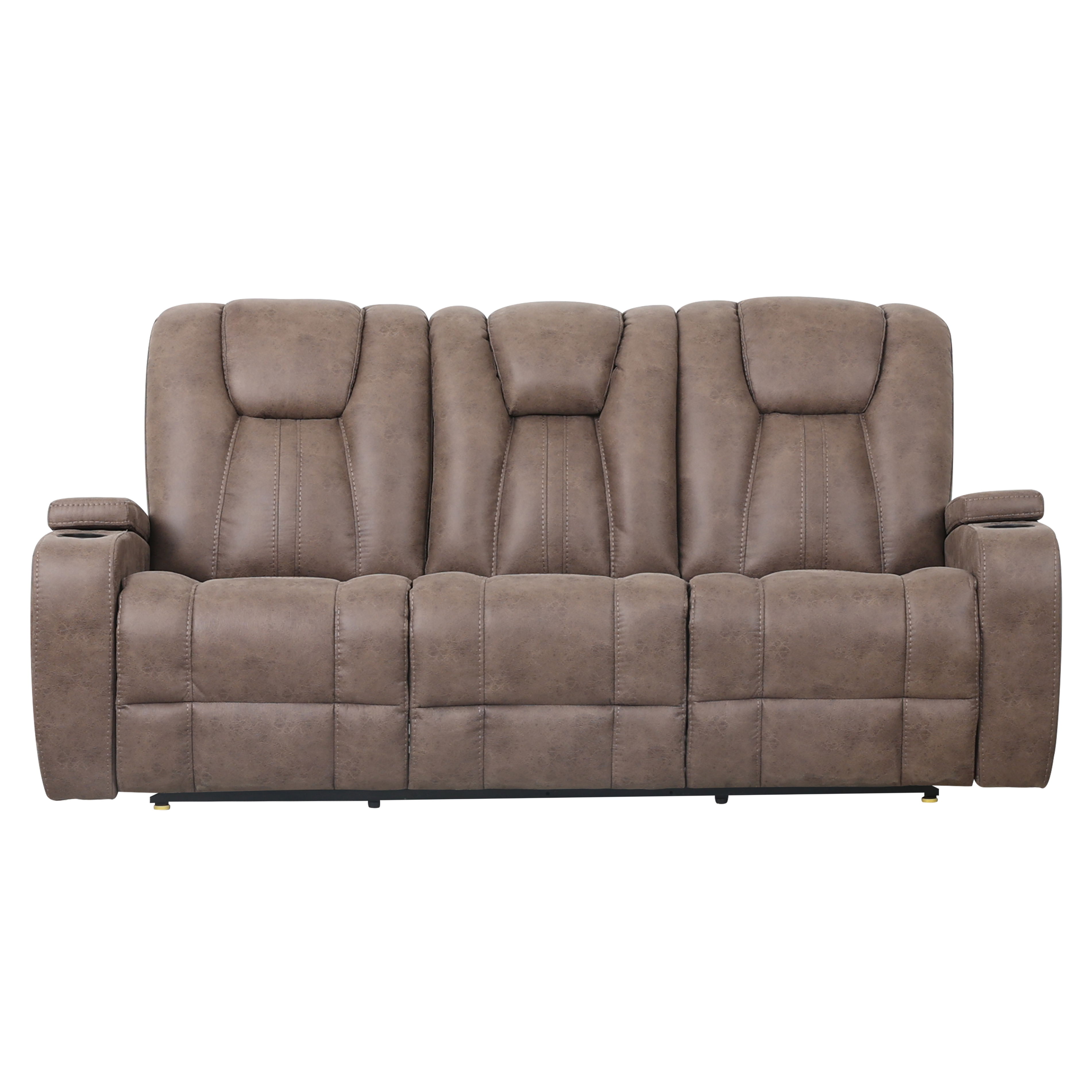 Marlow - Manual Recliner Sofa - Sand