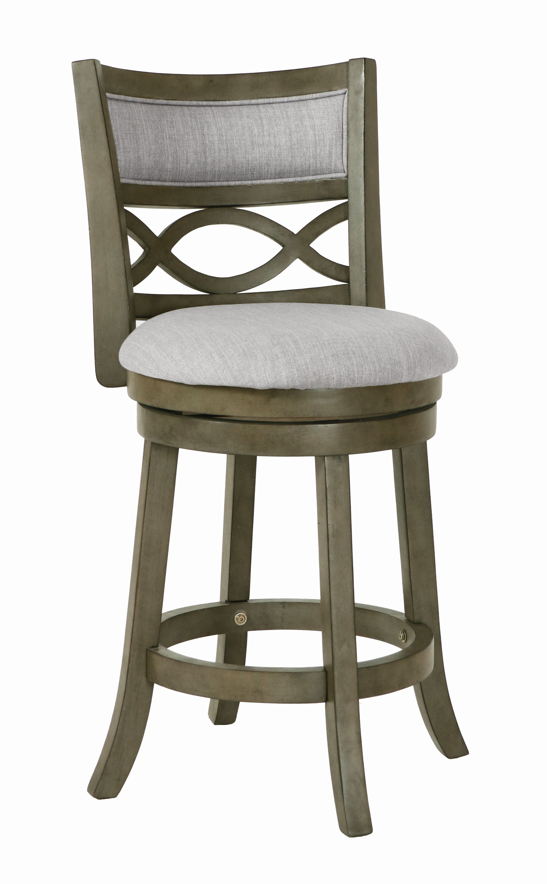 Manchester - Counter Stool - Antique Gray - Fabric