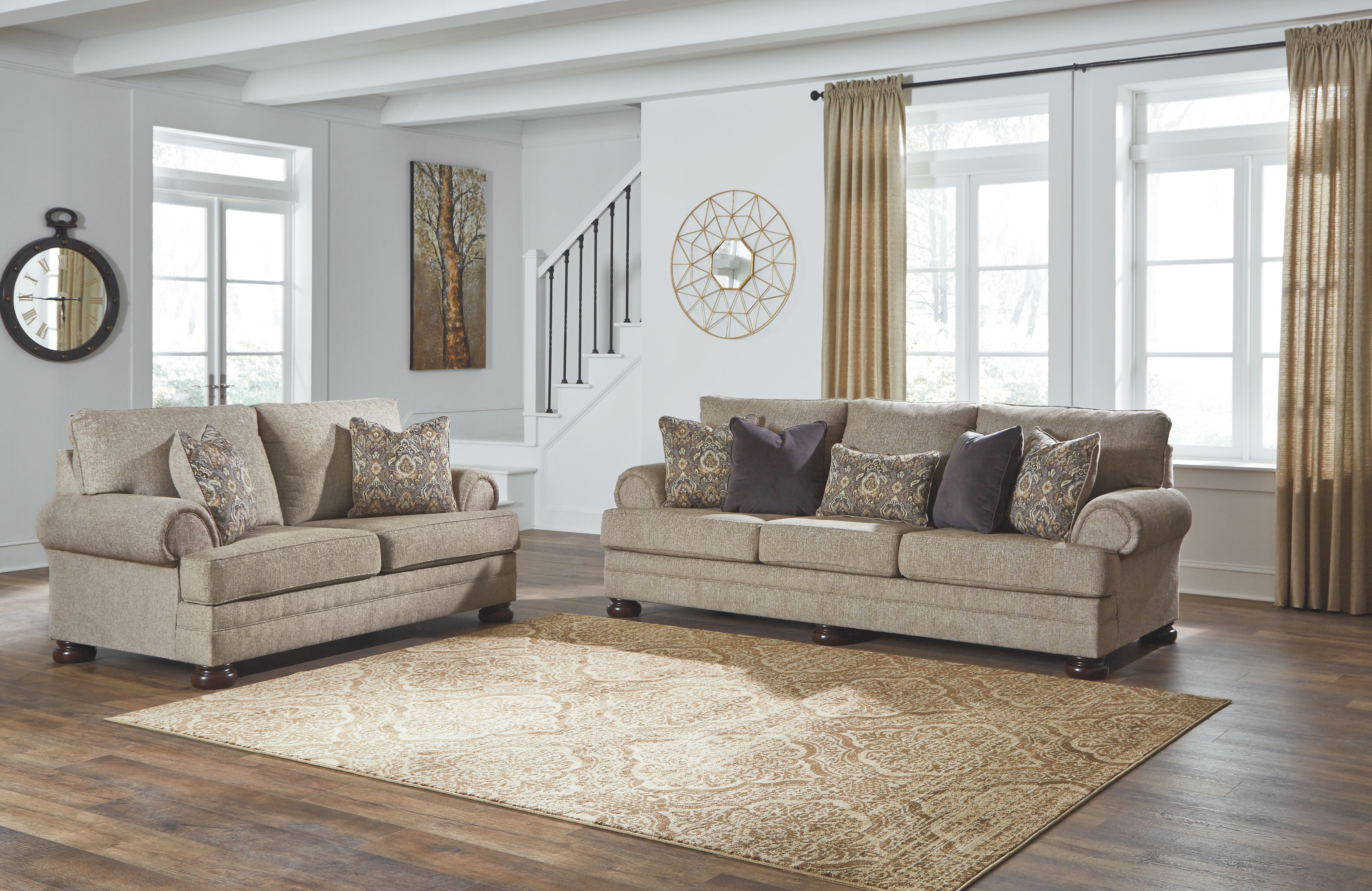 Ashley Kananwood - Oatmeal - 2 Pc. - Sofa, Loveseat