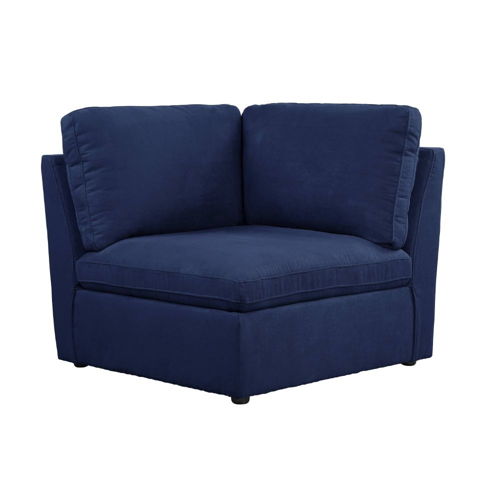 Crosby - Modular Wedge - Blue Fabric, blue