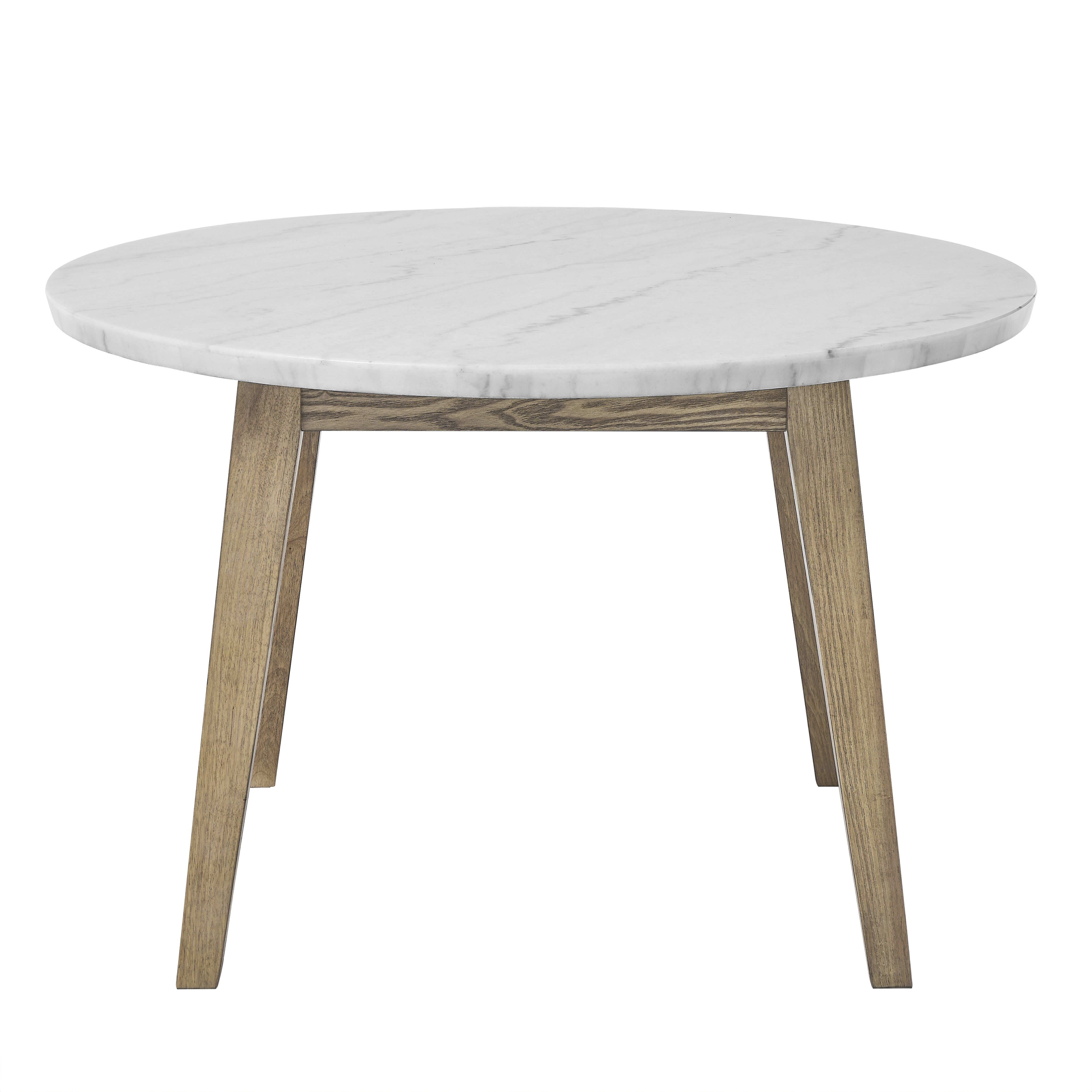 Vida - Dining Table - White / Light Brown