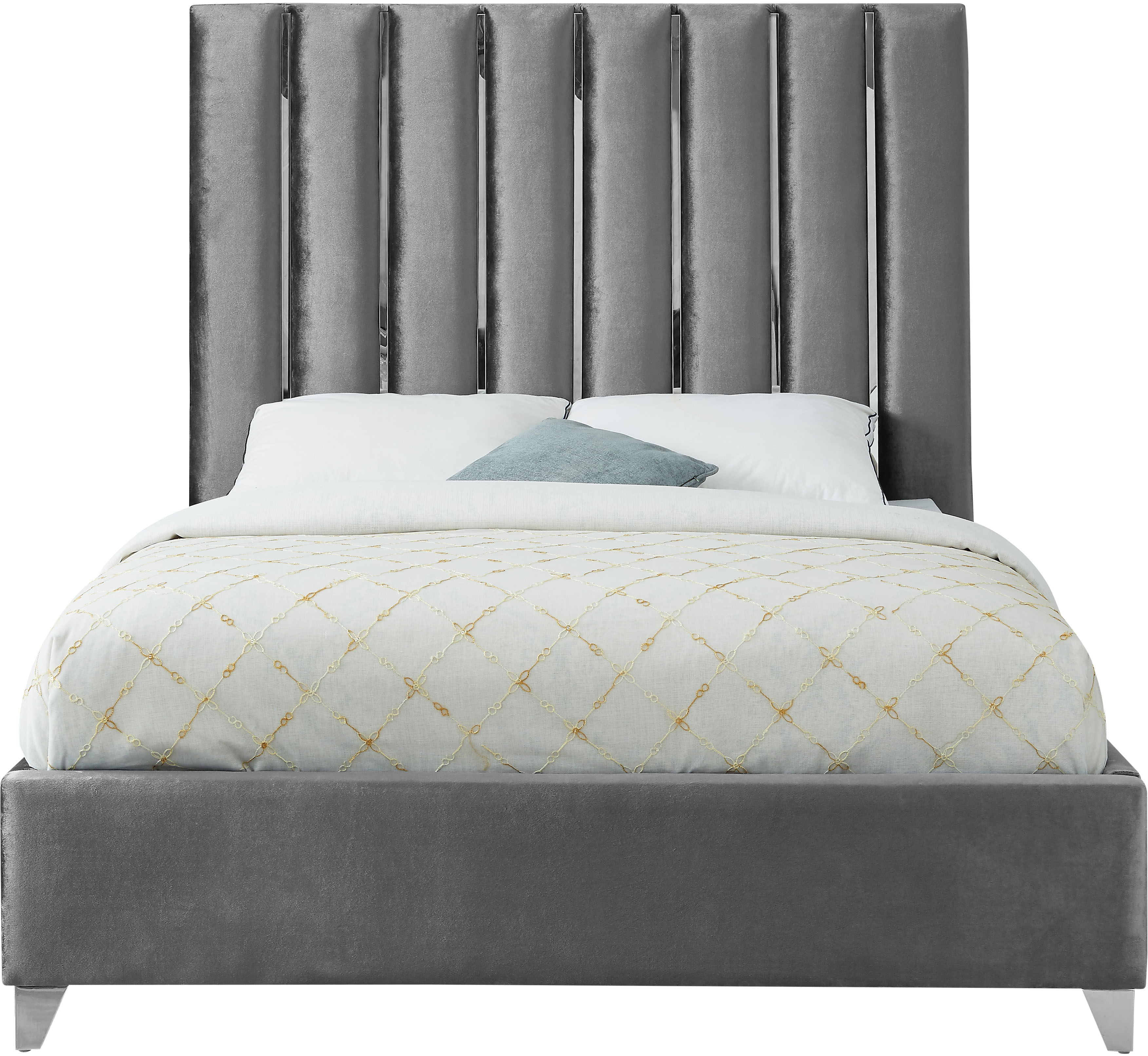 Enzo - King Bed - Gray