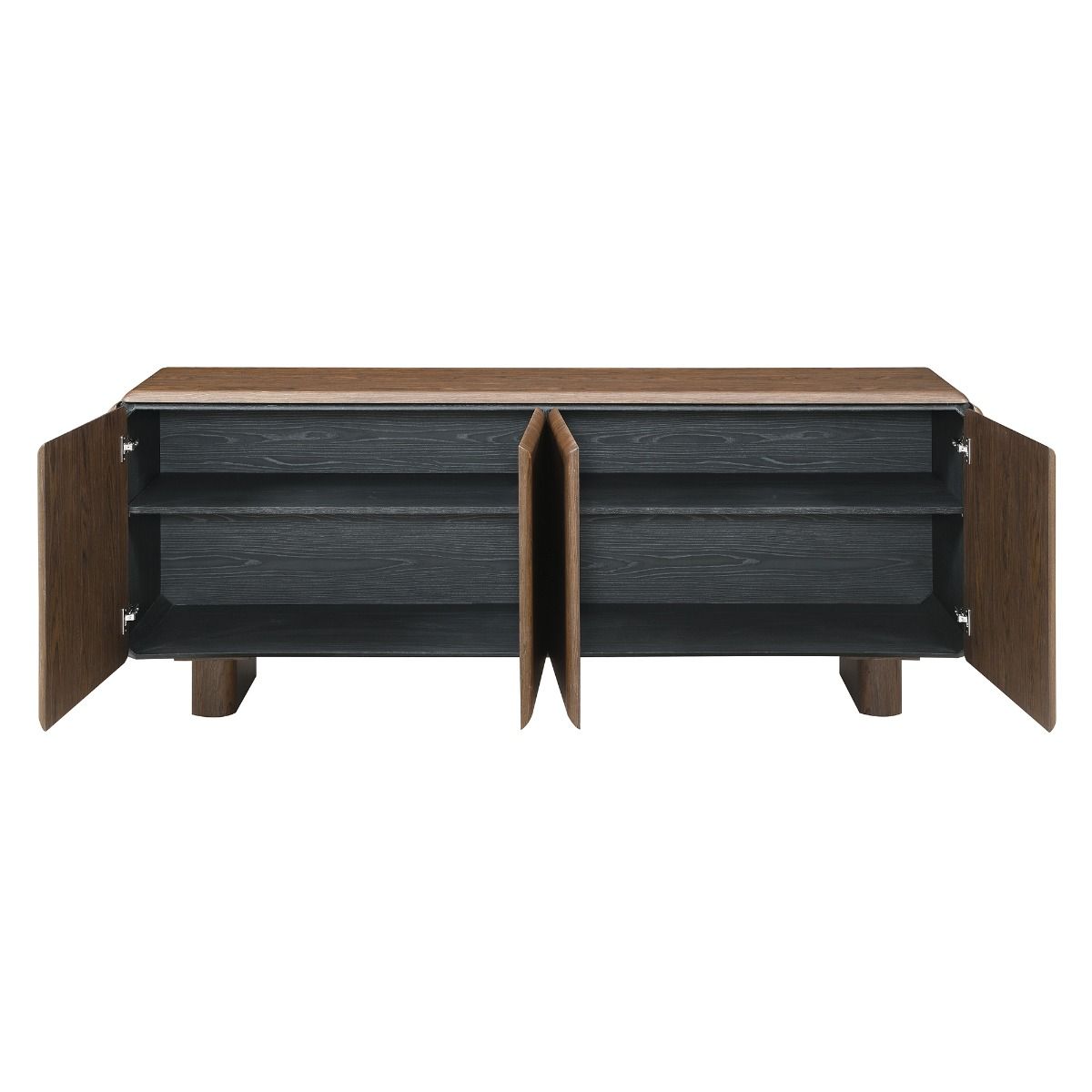 Lanza - Console Table - Dark Walnut, dark brown, view 5