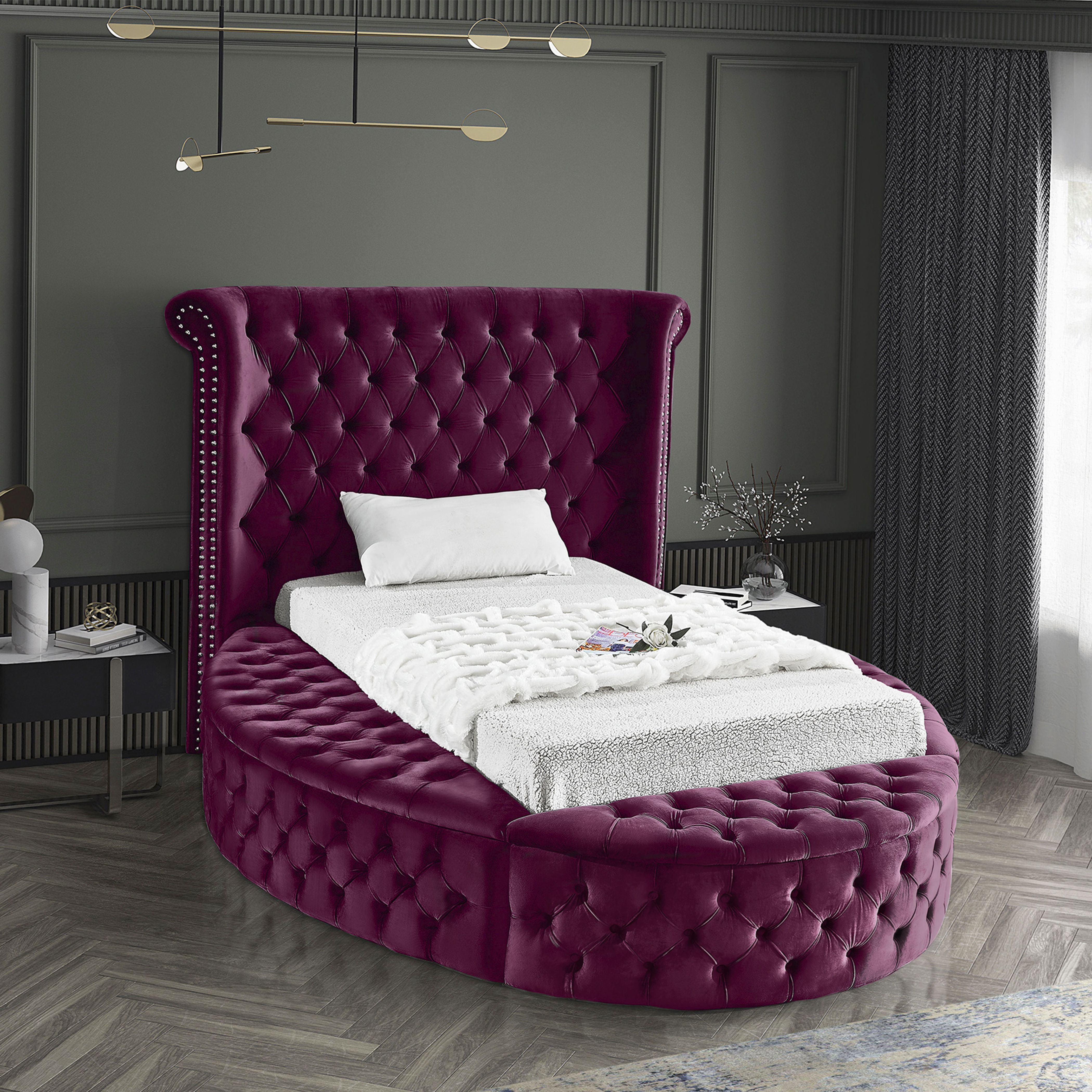 Luxus - Twin Bed - Purple