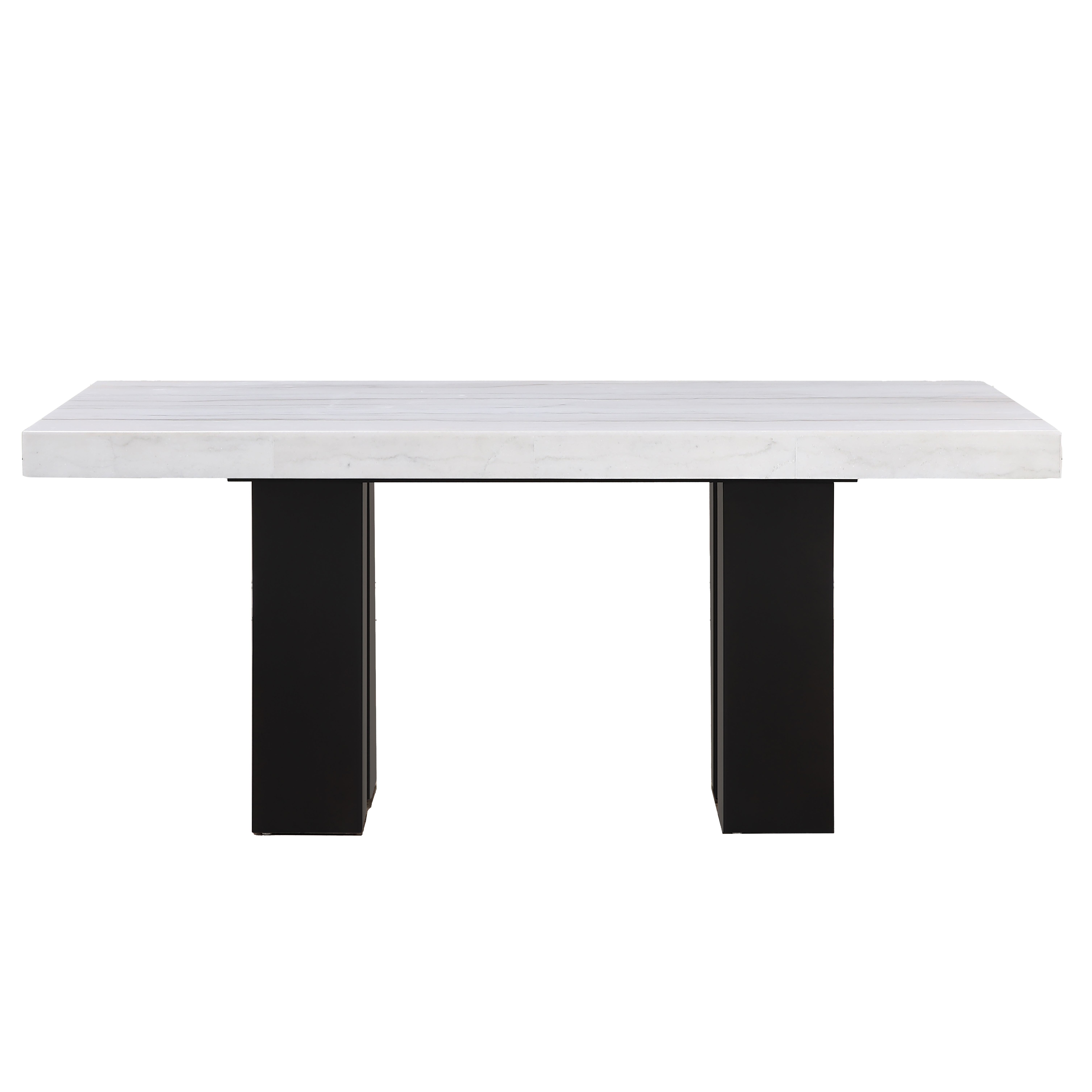 Artemis - Marble Dining Table - White / Black