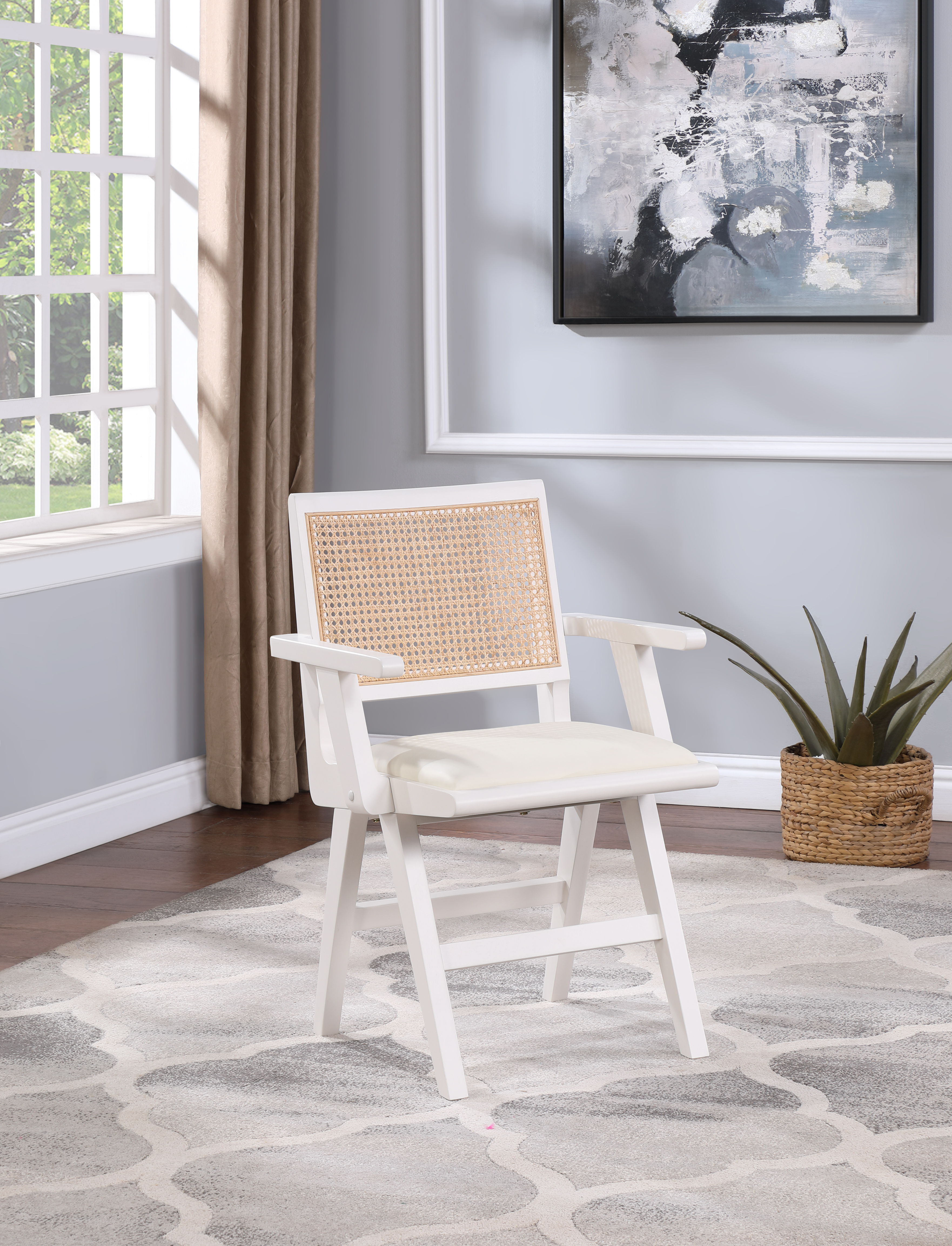 Abby - Dining Arm Chair (Set of 2) - White