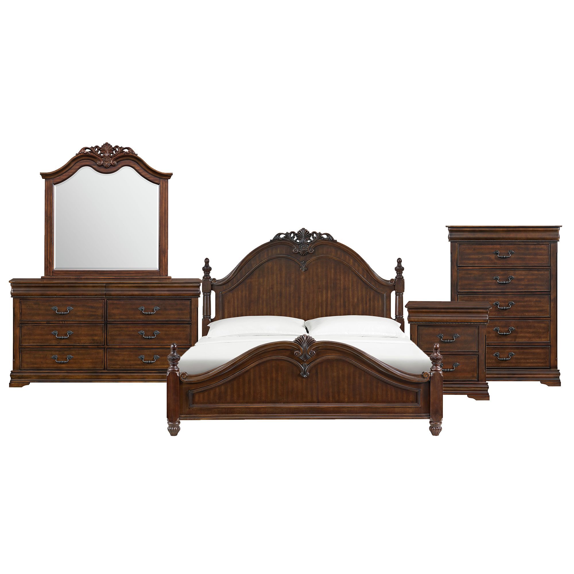 King · 5 Pc · Bedroom Set