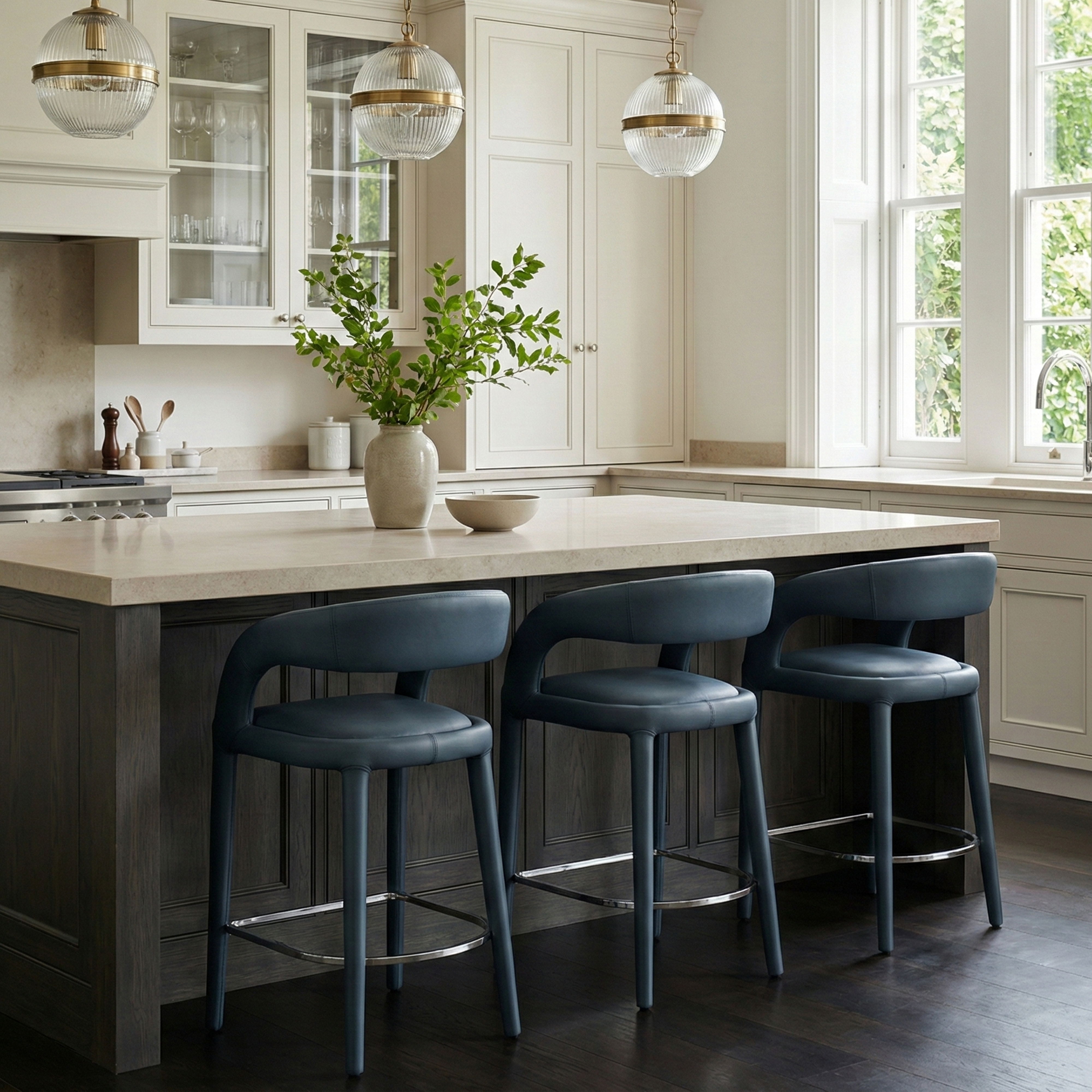Sylvester - Stool - Navy