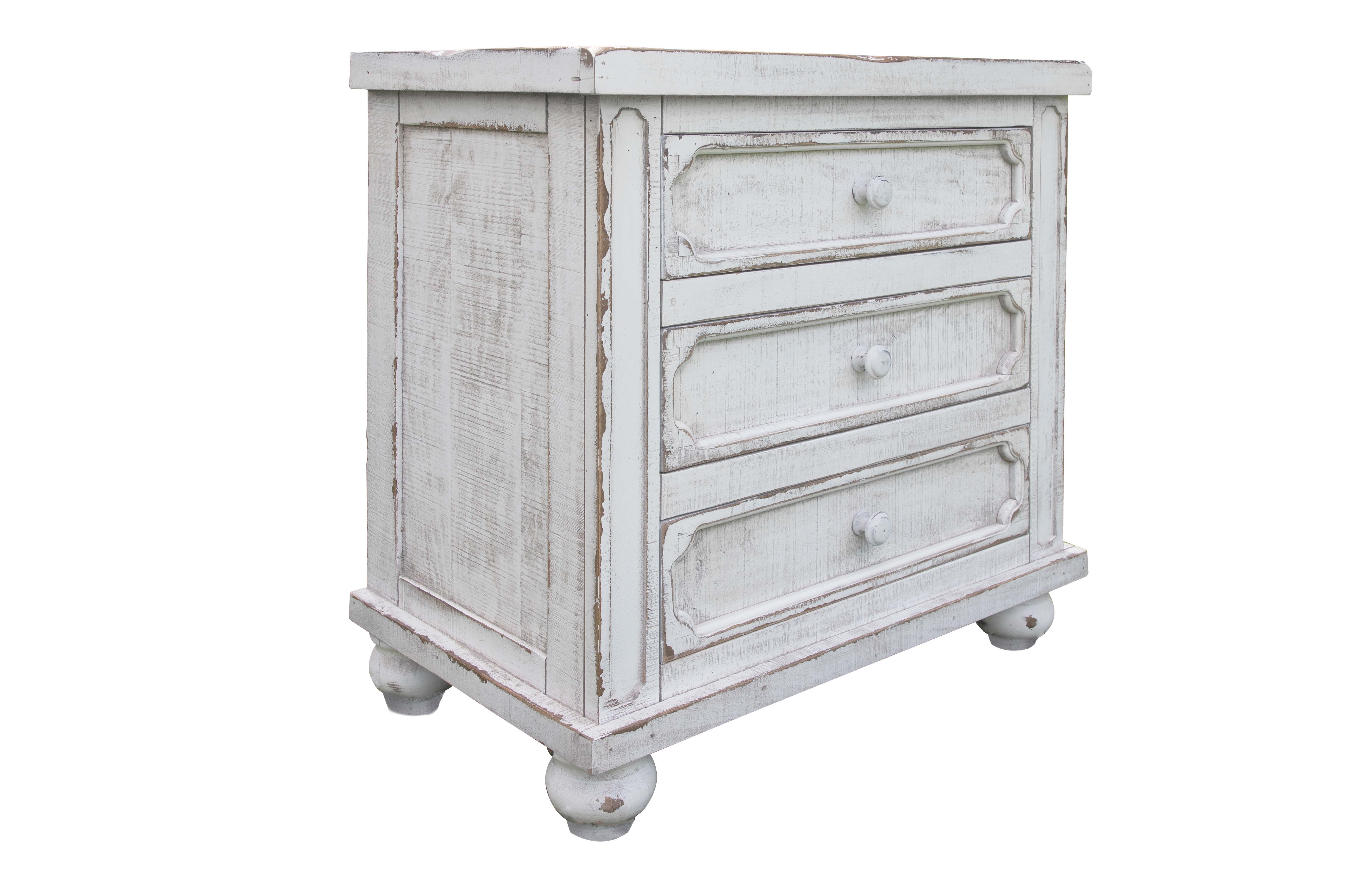 International Furniture Direct Aruba - Nightstand - White