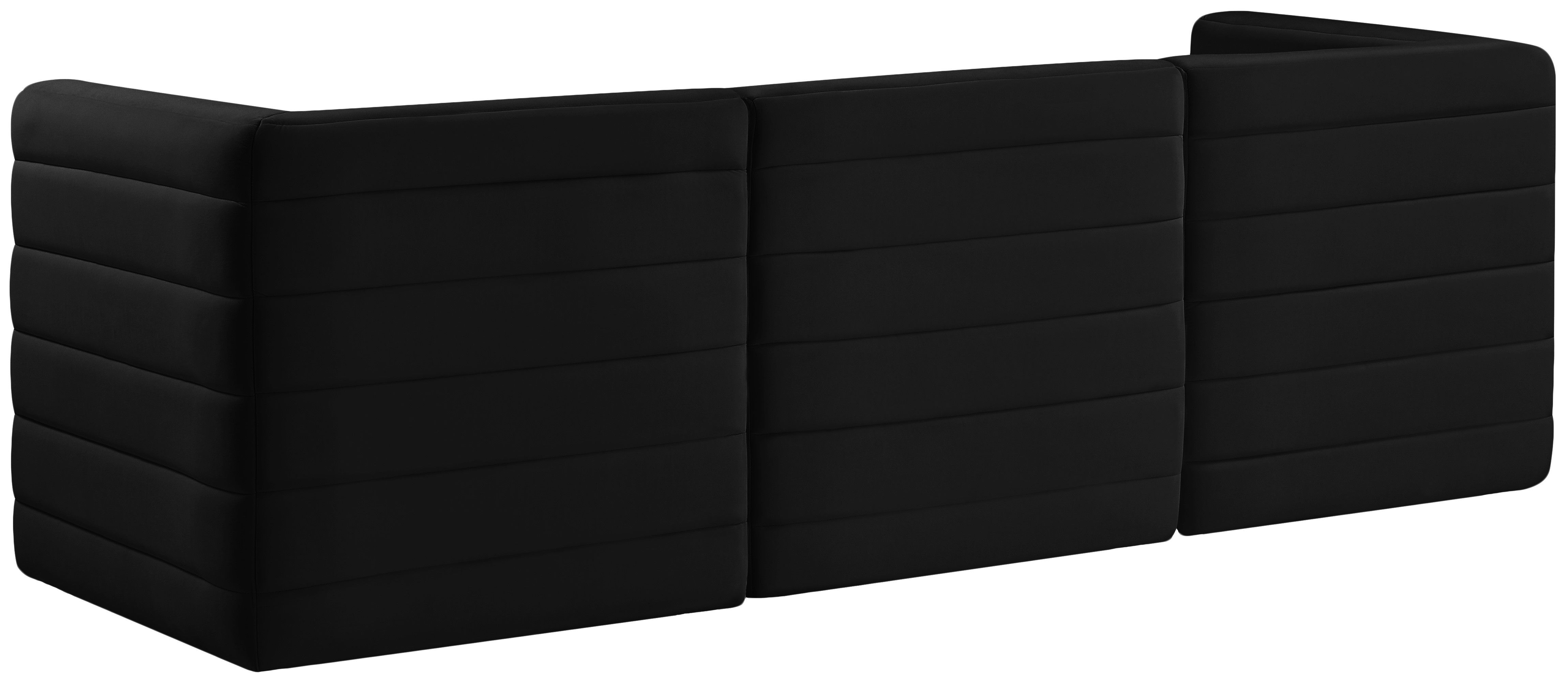Quincy - 3 Piece Modular Sofa - Black