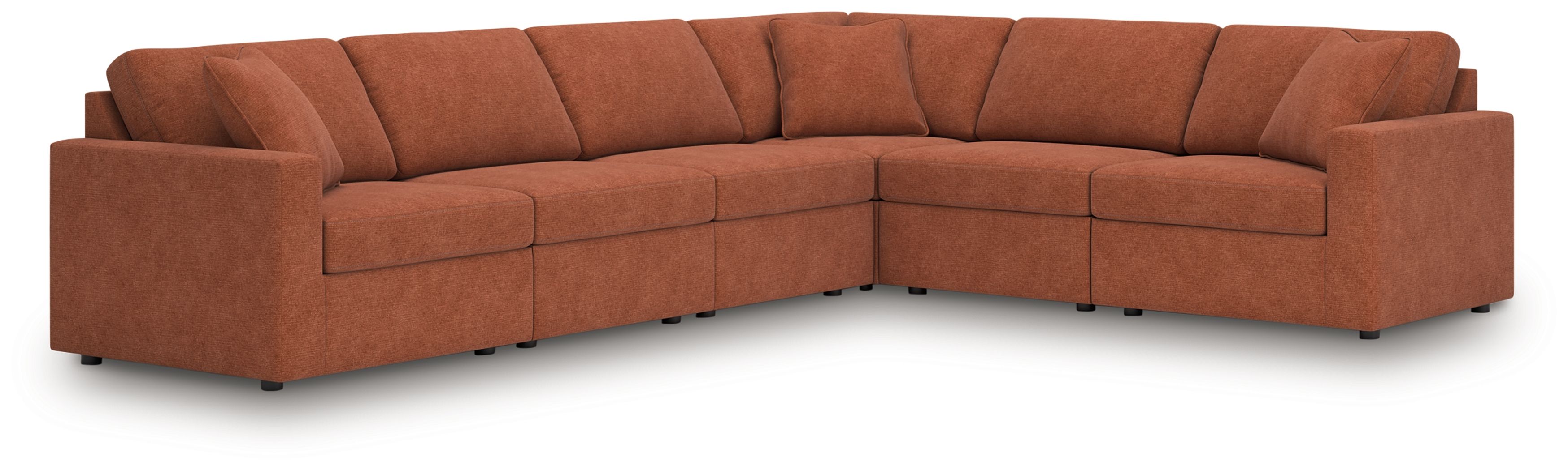 6 Pc · Sectional With Laf Corner Chair And Raf Corner Chair