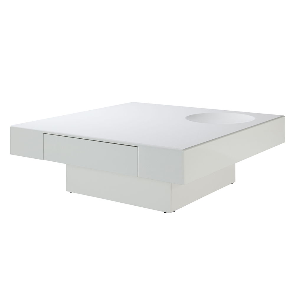 Khaim - Coffee Table - White High Gloss, white, view 2