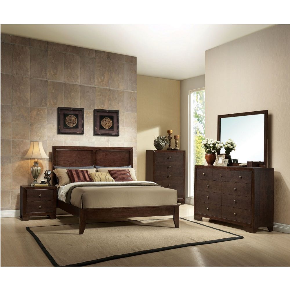 Madison - Nightstand - Espresso, dark brown, view 6