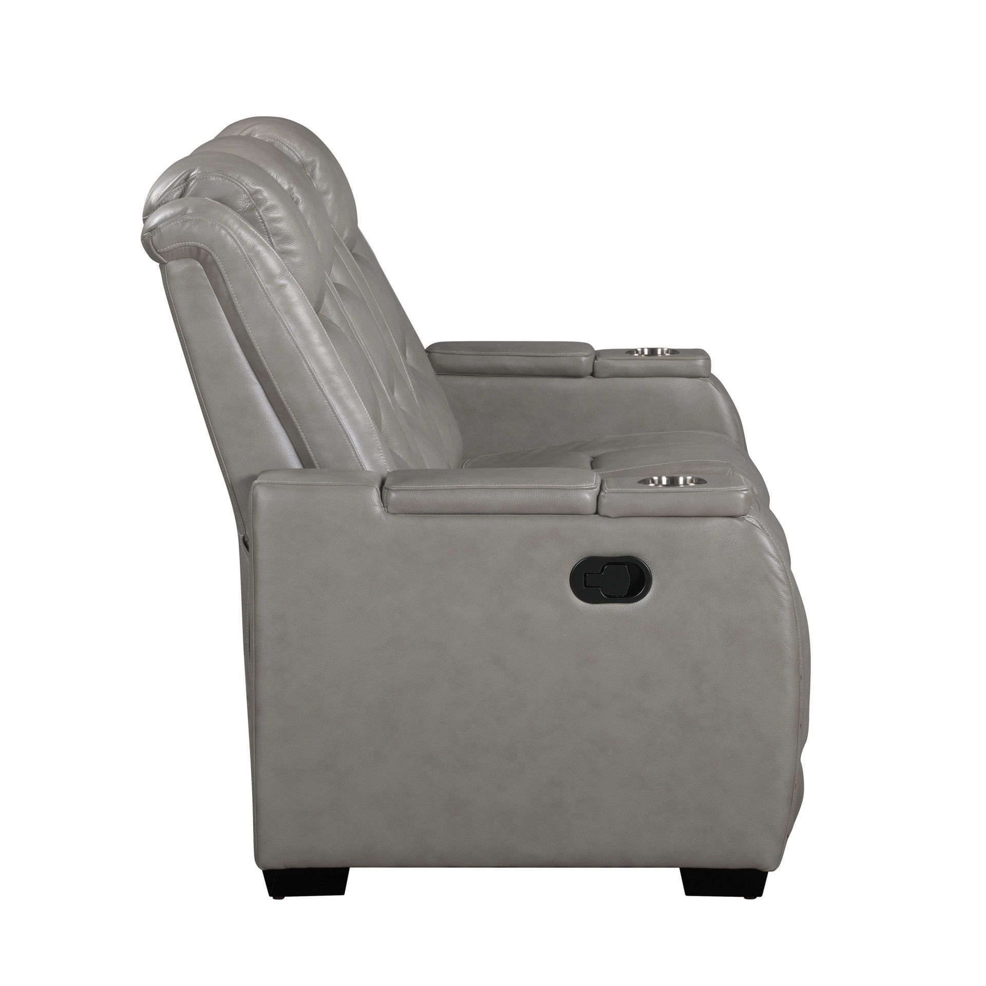 Breckenridge II - Sofa With Dual Recliner - Light Gray, gray, view 6