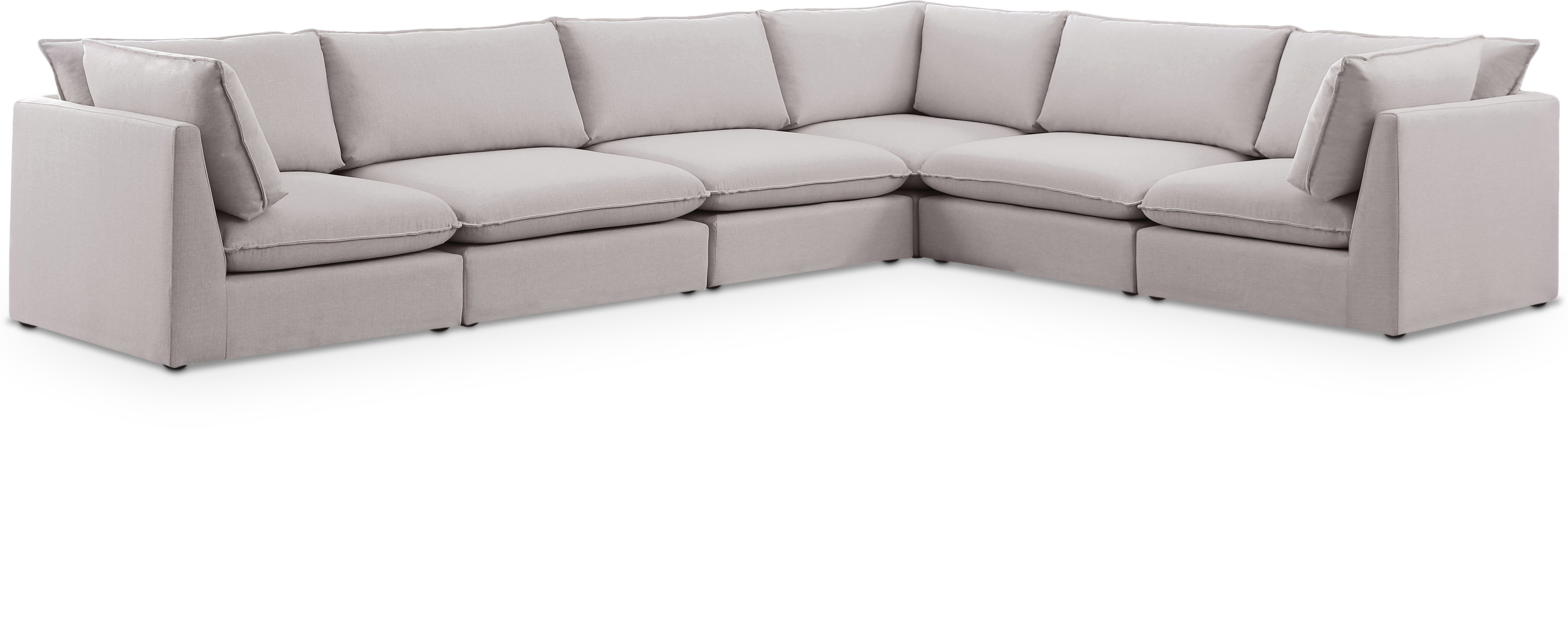 Mackenzie - 6 Piece Modular Corner Sectional - Beige