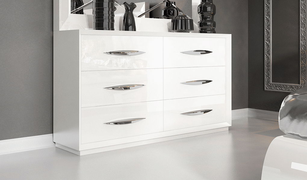 Carmen - Double Dresser - White
