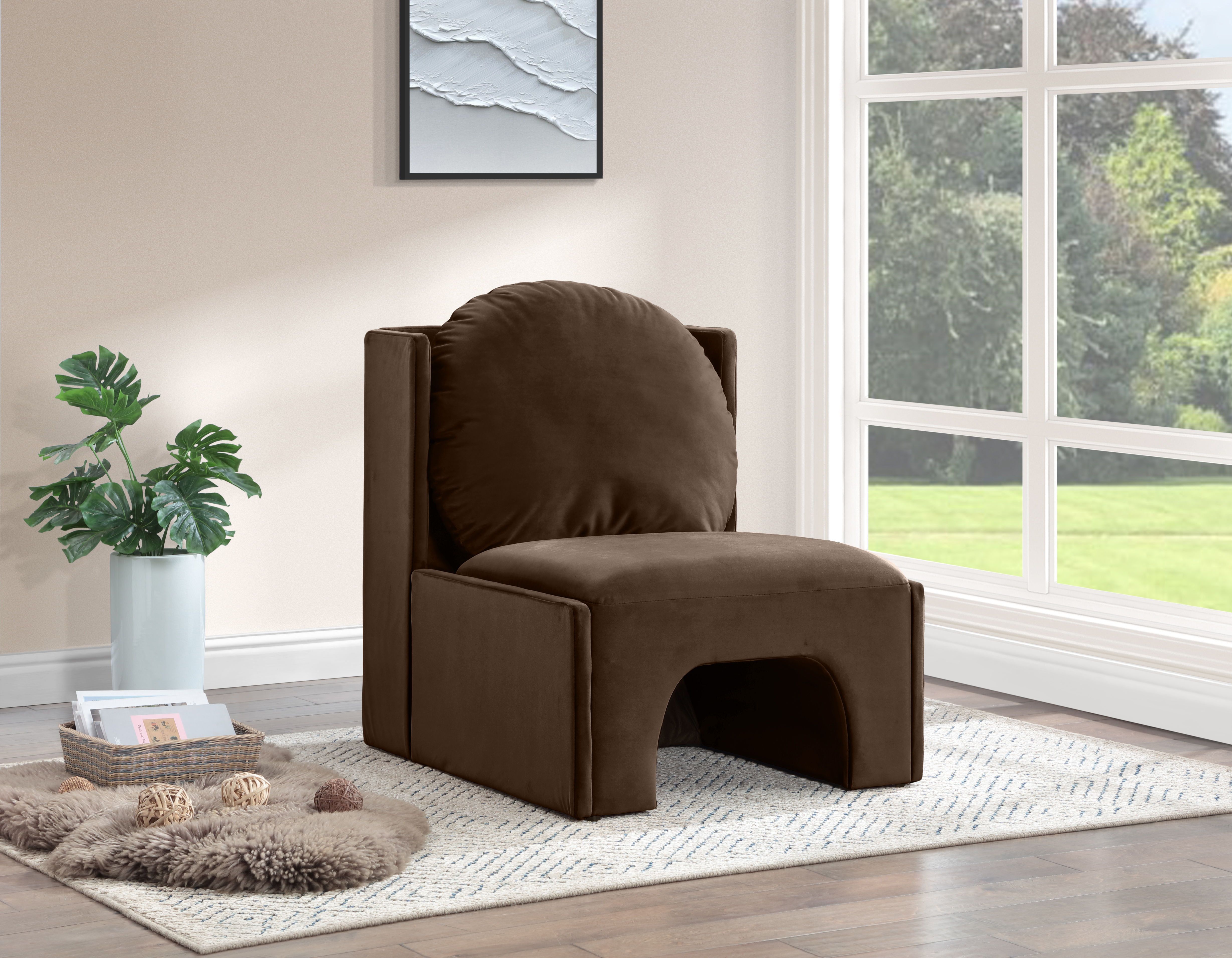 Sigma - Accent Chair - Brown