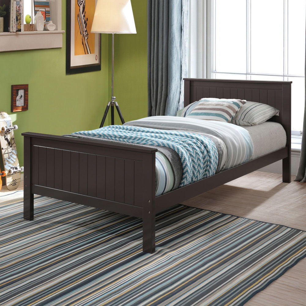Bungalow - Twin Bed - Chocolate, dark brown