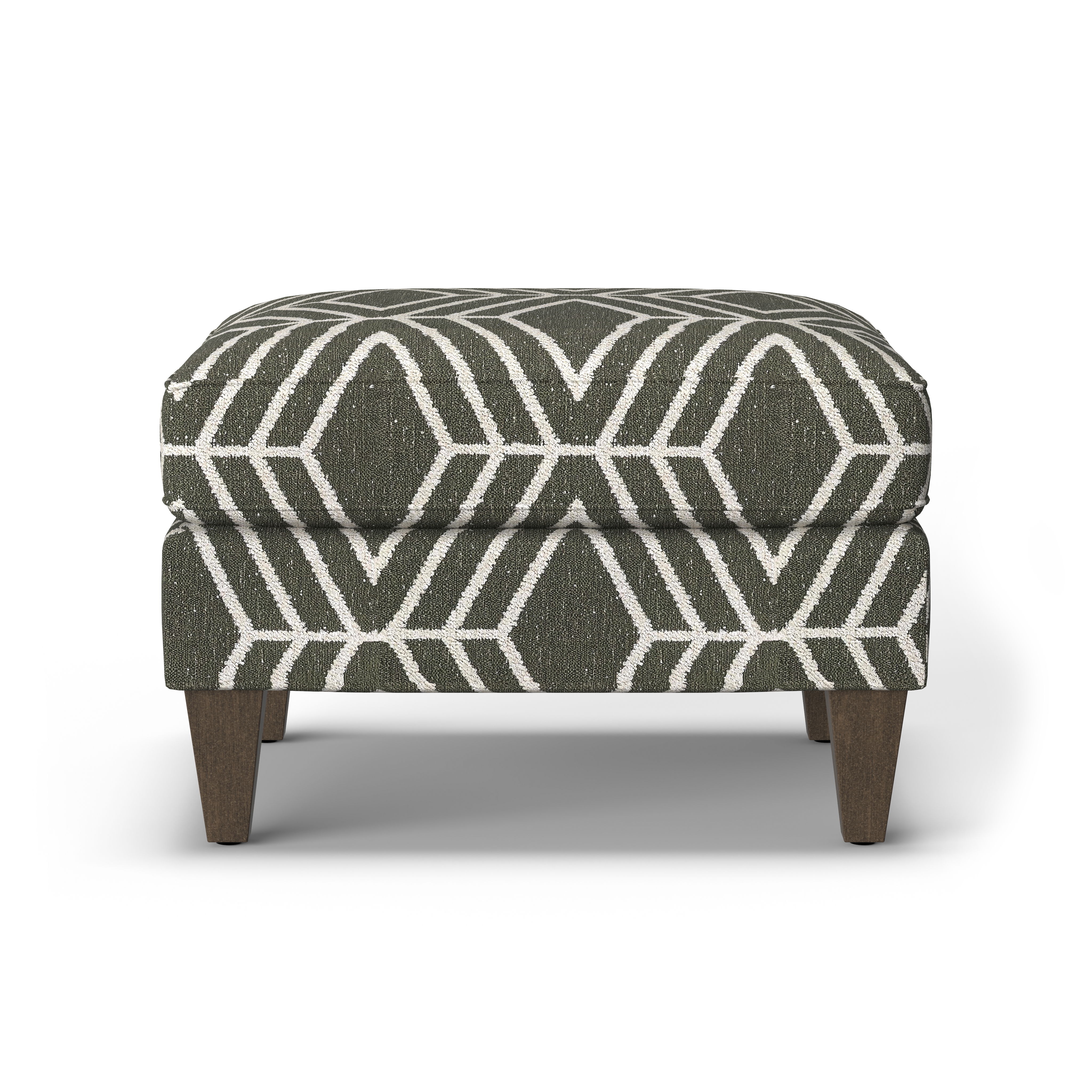 Digby - Fabric Ottoman, light gray, view 8