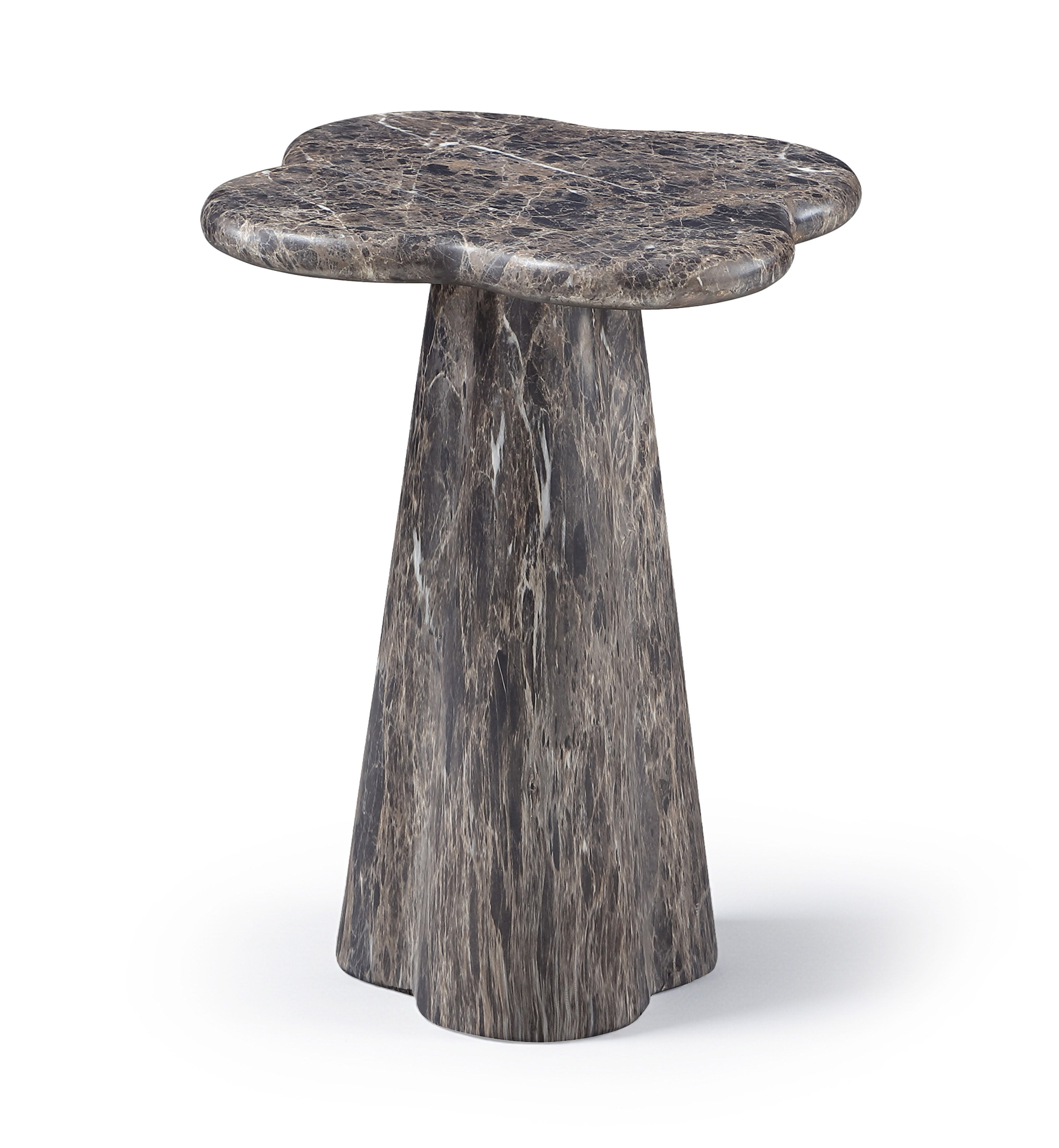 Nola - Concrete Indoor / Outdoor End Table - Brown