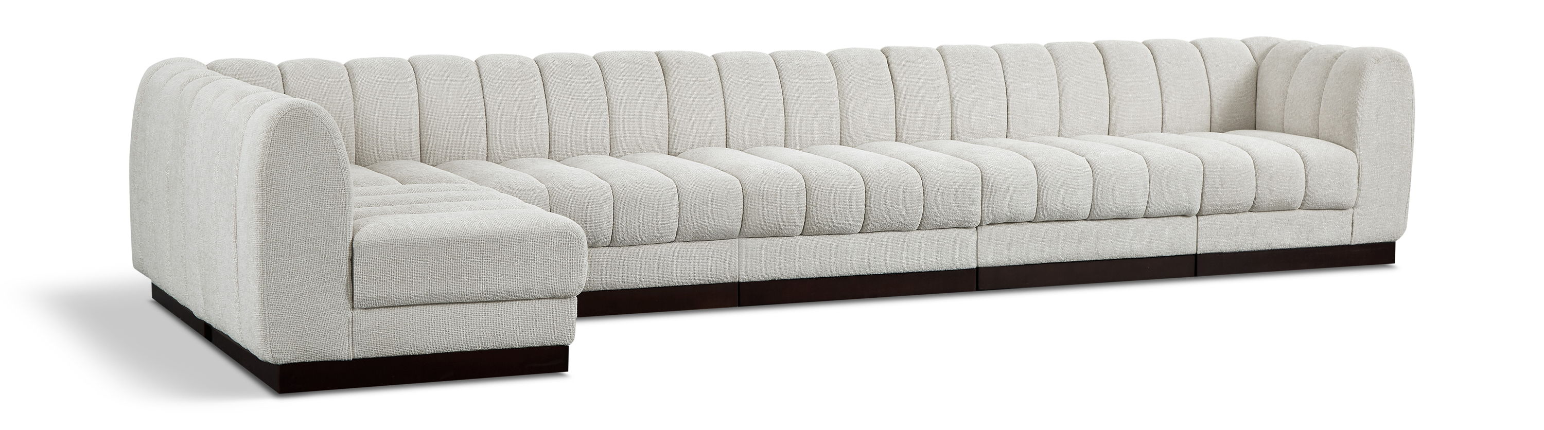 Quinn - 6 Piece Modular Sectional - Cream