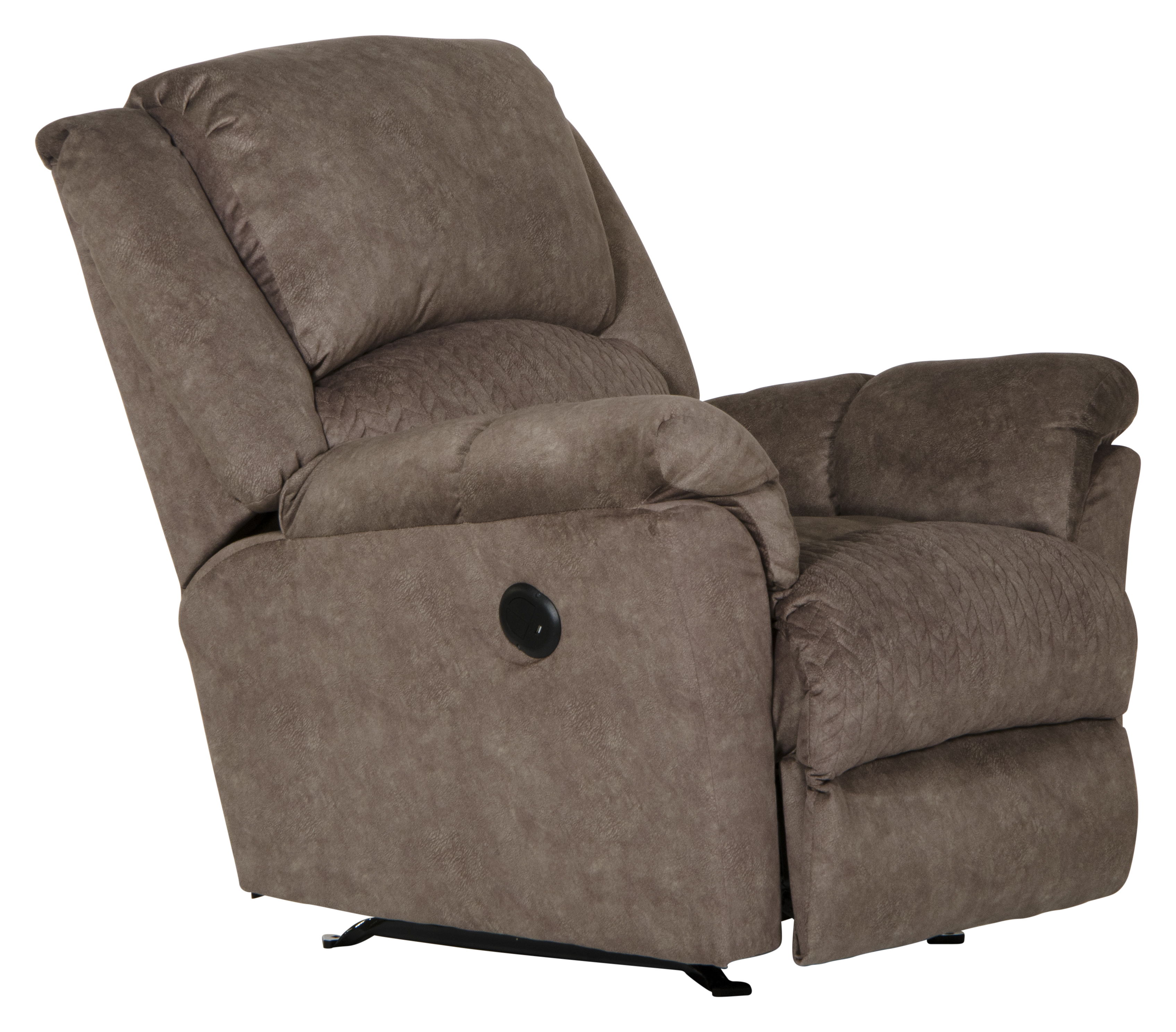 Malloy - Fabric Power Rocker Recliner - Portabella