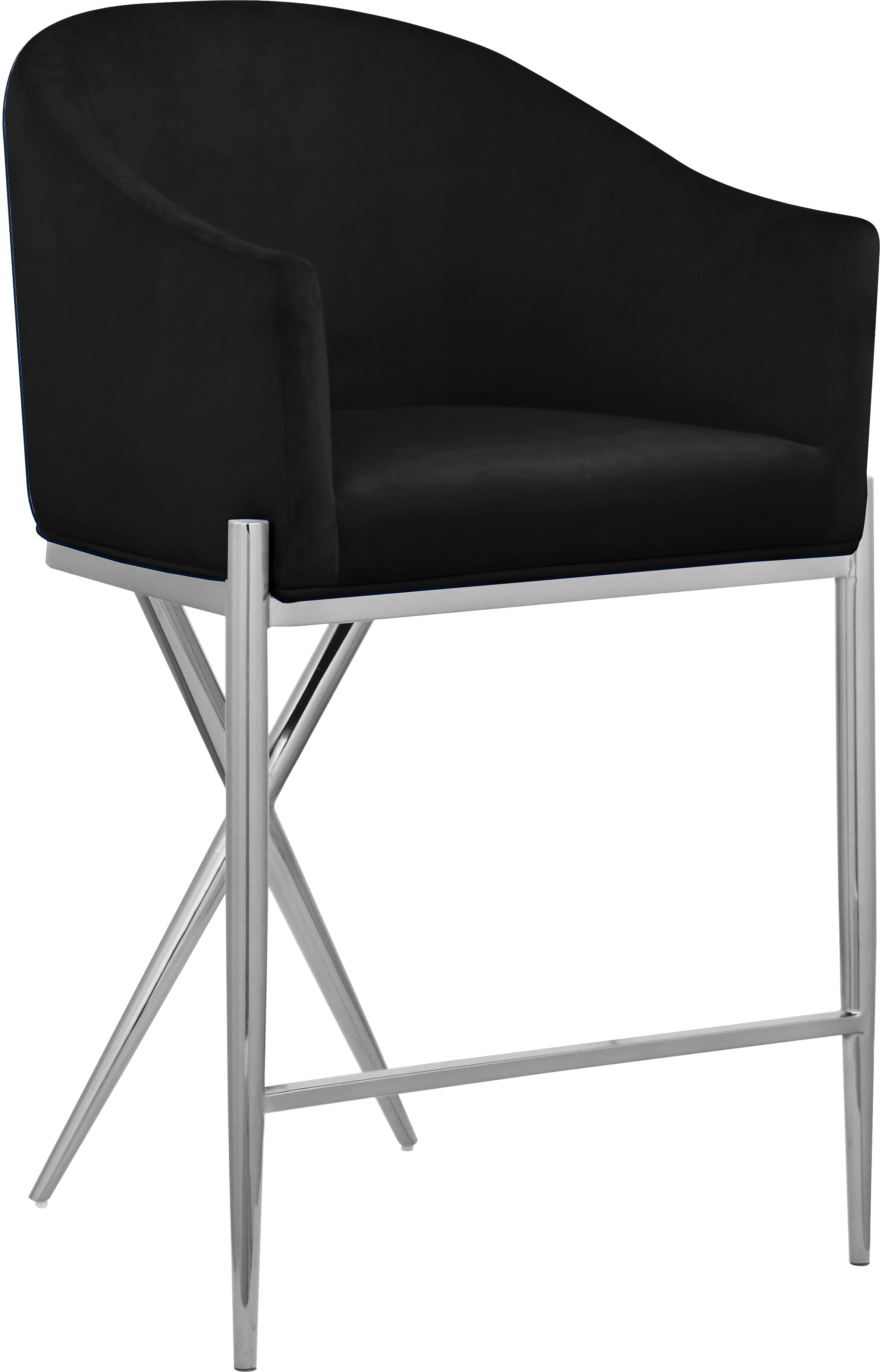 Xavier - Counter Stool - Black
