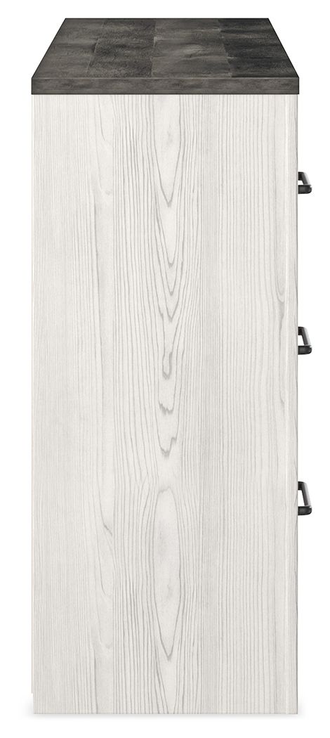 Gerridan - Six Drawer Dresser - White / Gray