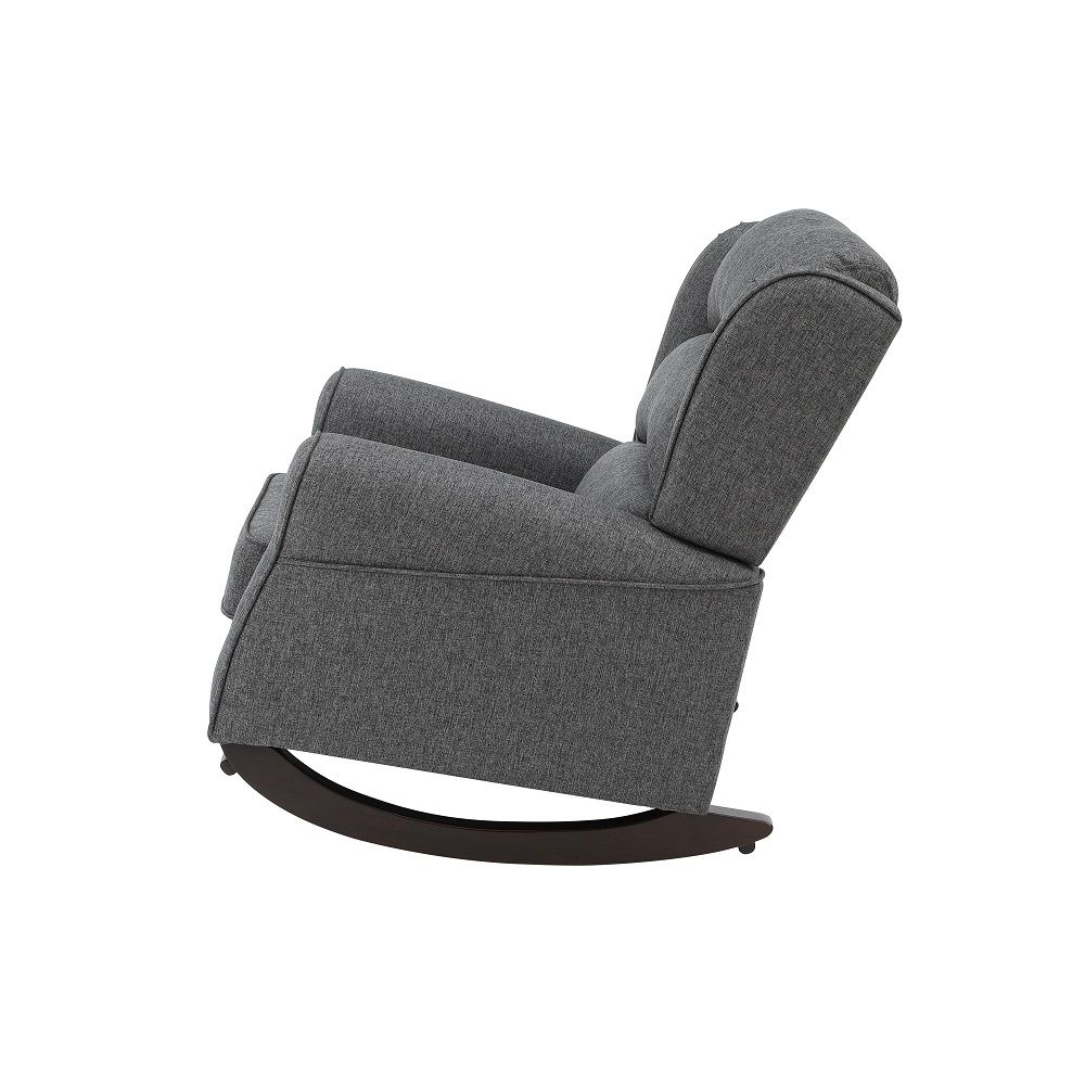 Fabien - Rocking Chair - Gray Fabric, dark gray, view 8