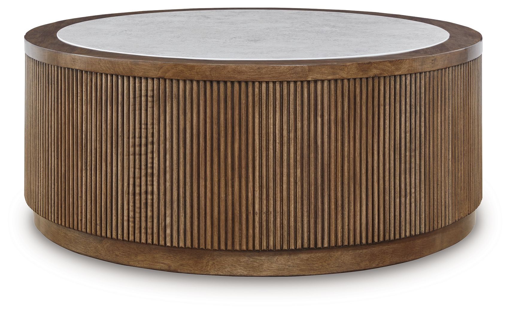 Hadonna - Round Cocktail Table - Brown