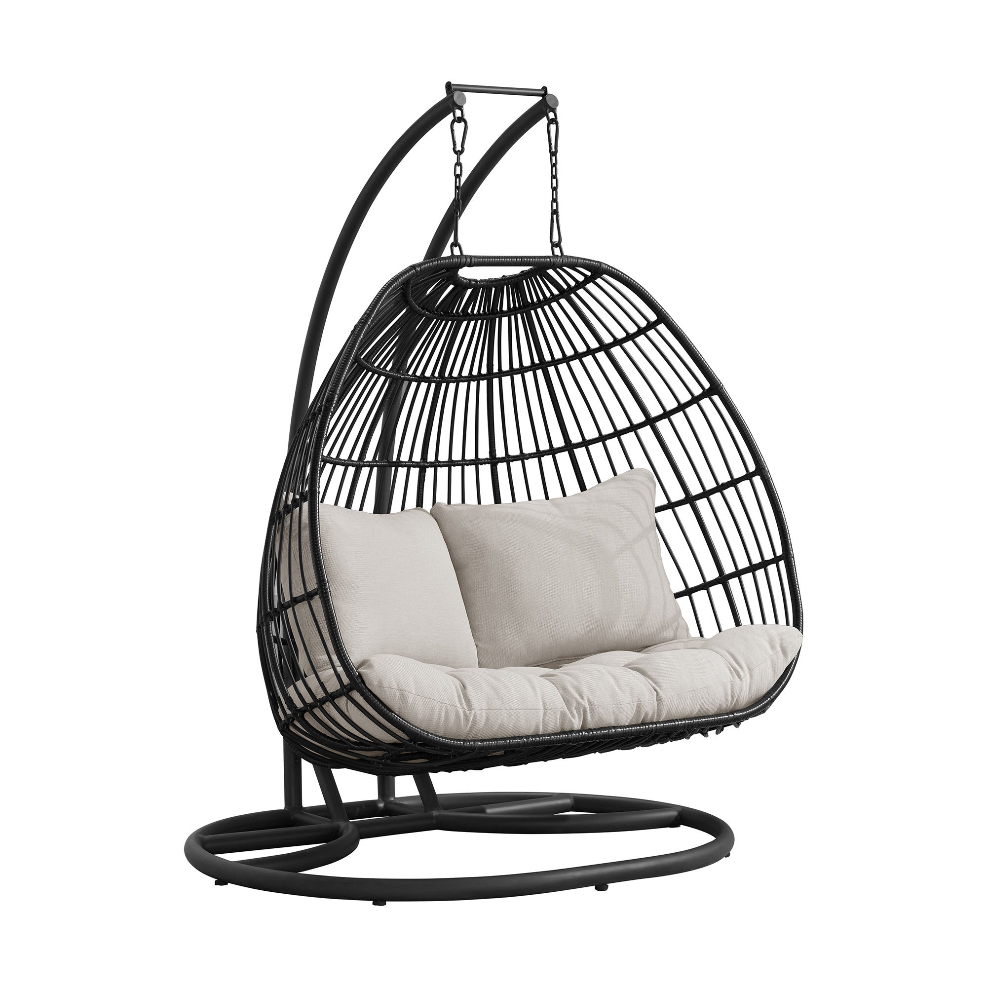 Playa - Double Swing Chair Only - Dark Gray
