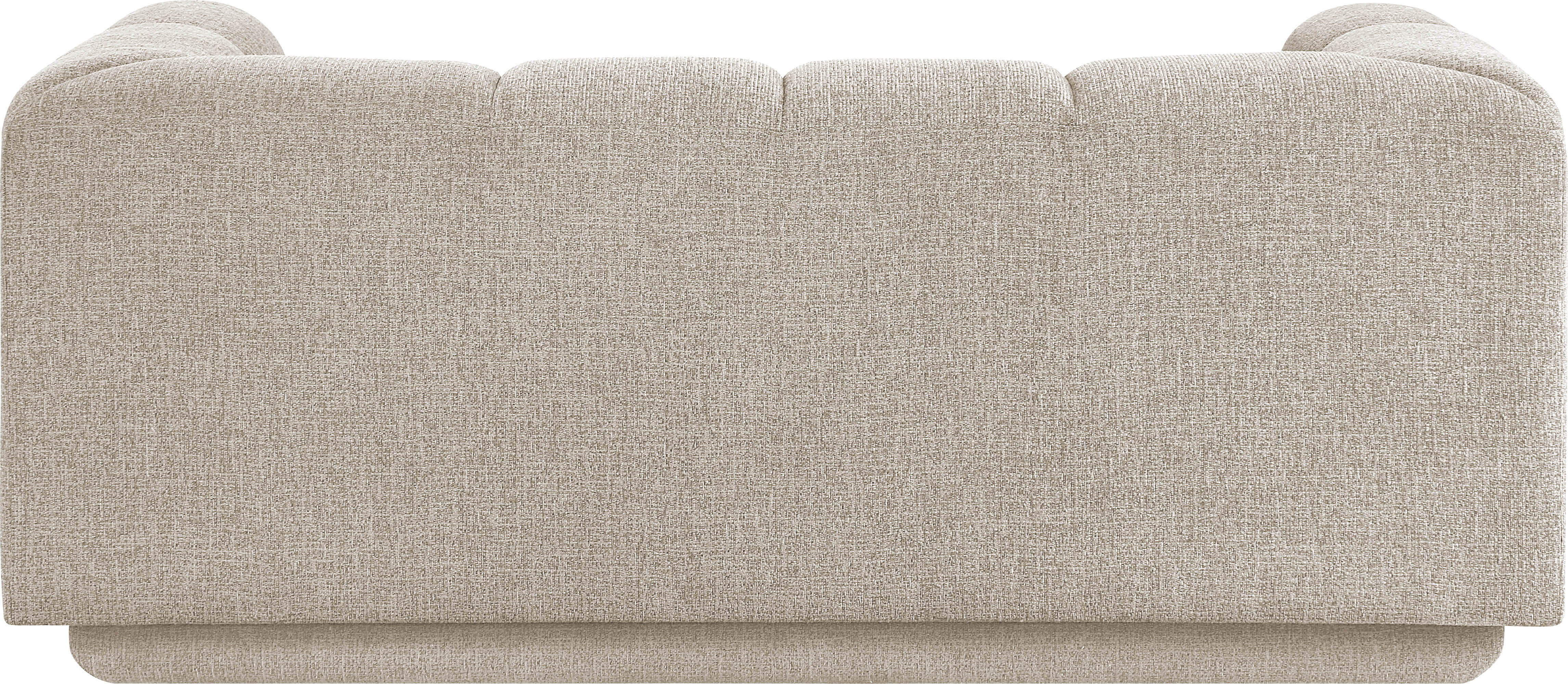 Modari - Fabric Upholstered Loveseat - Beige