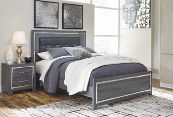 Queen Panel Bed With Roll Slats