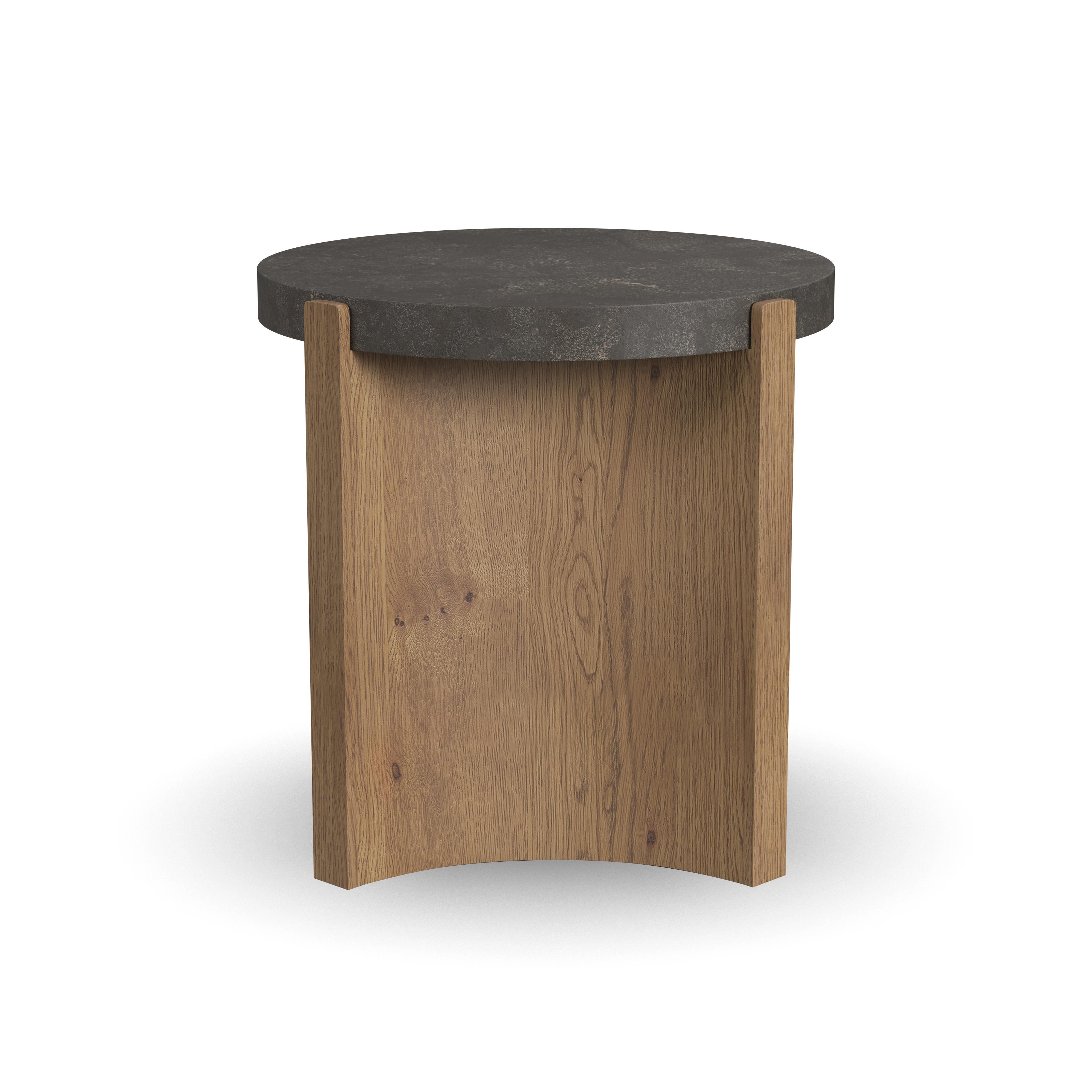 Eclipse - Round Coffee Table - Light Brown / Beige, light brown, view 3