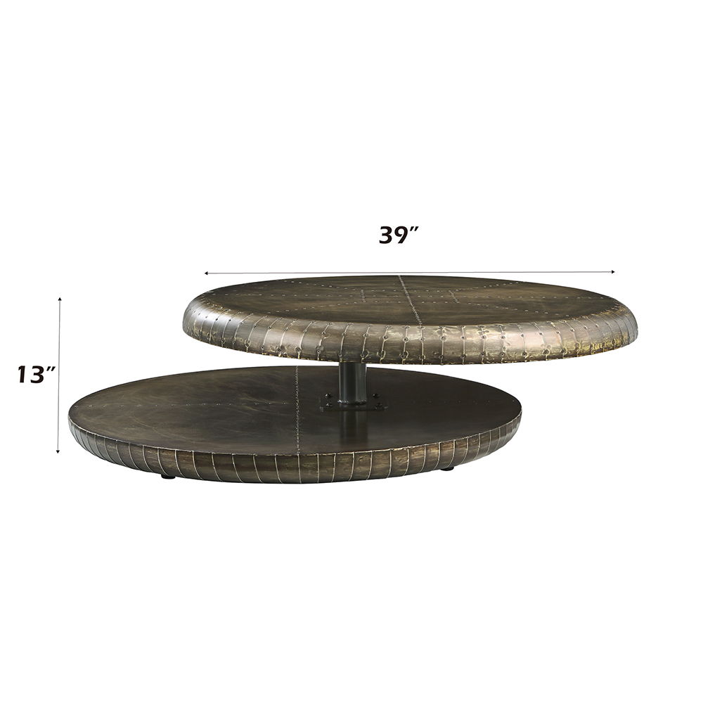 Brancaster - Coffee Table - Bronze Aluminum, bronze, view 4