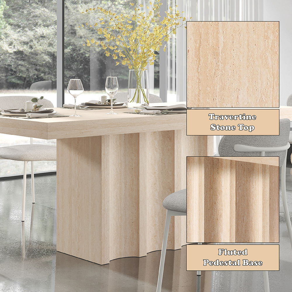 Inca - Dining Table - Beige, beige, view 6