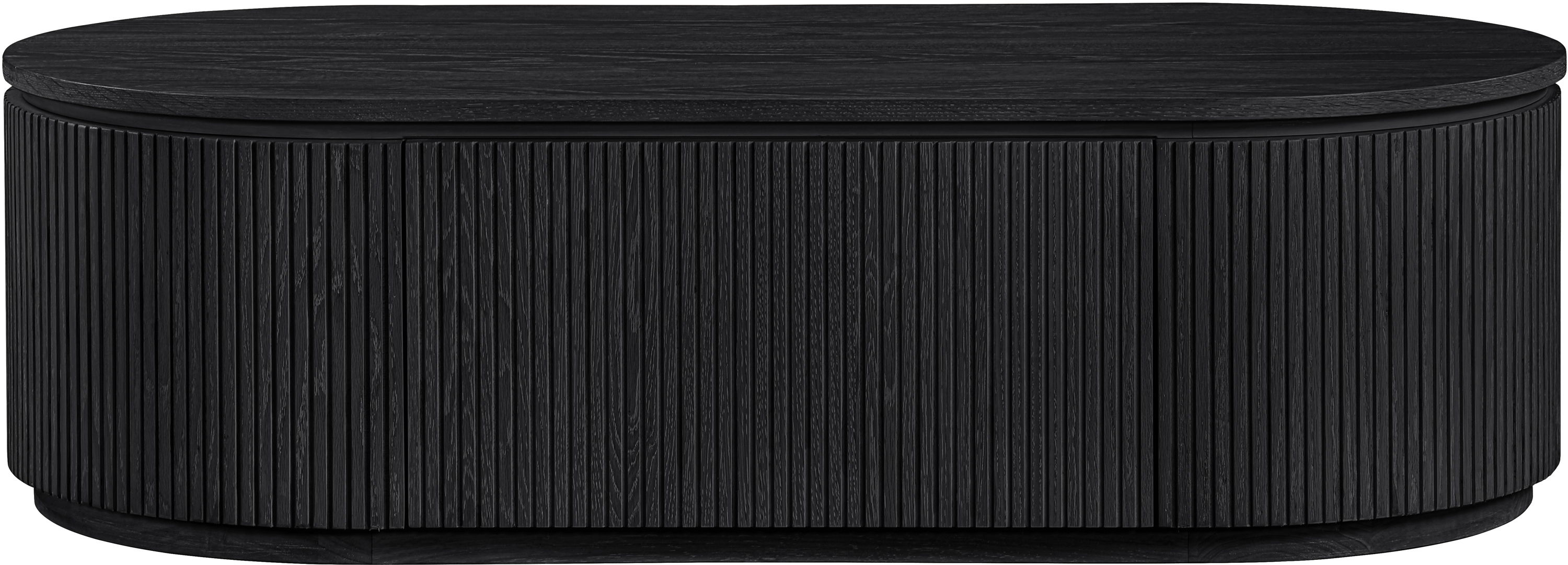 Moana - 52" Rubberwood Coffee Table - Black