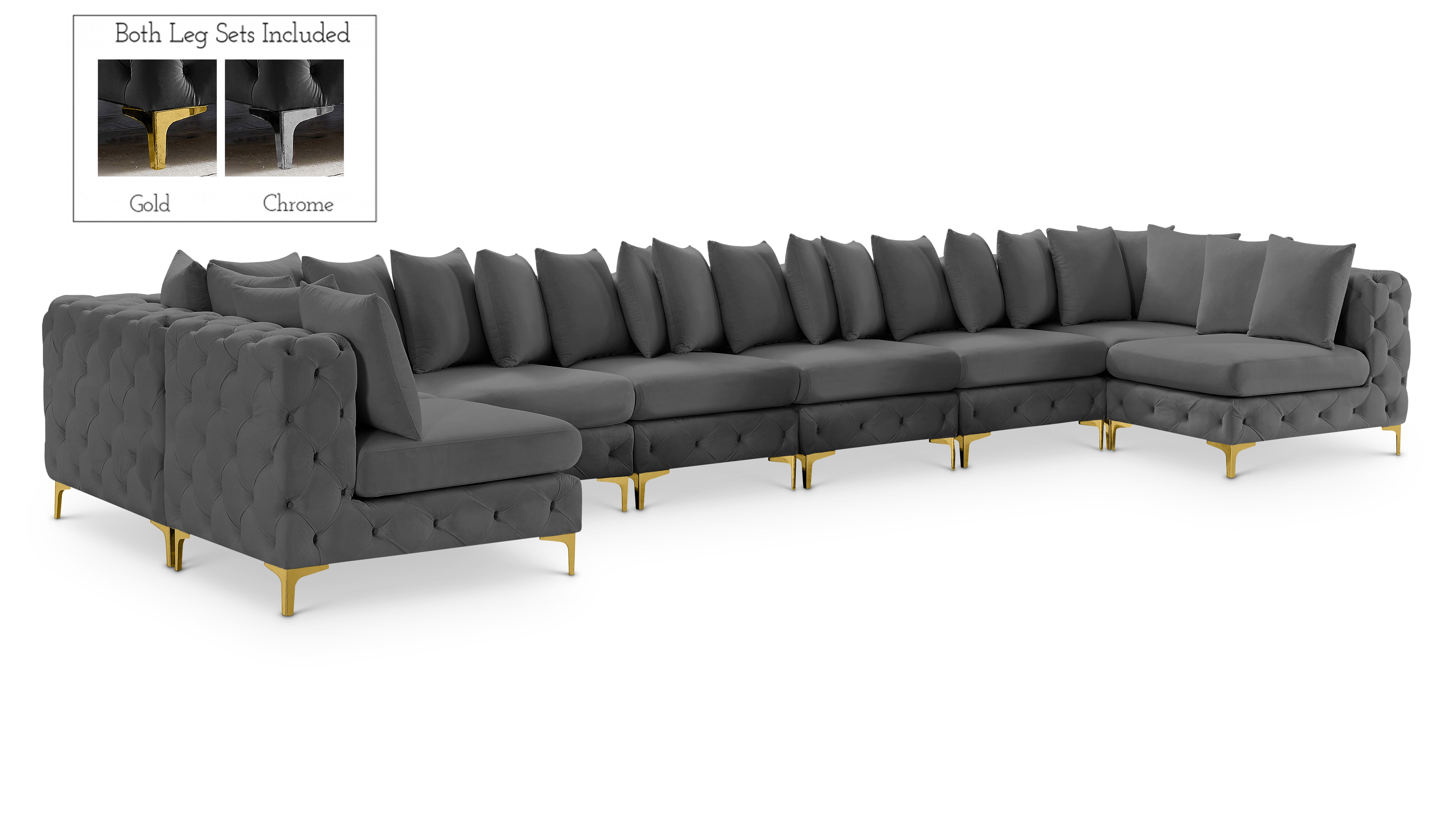 Tremblay - 9 Piece Modular Sectional - Gray