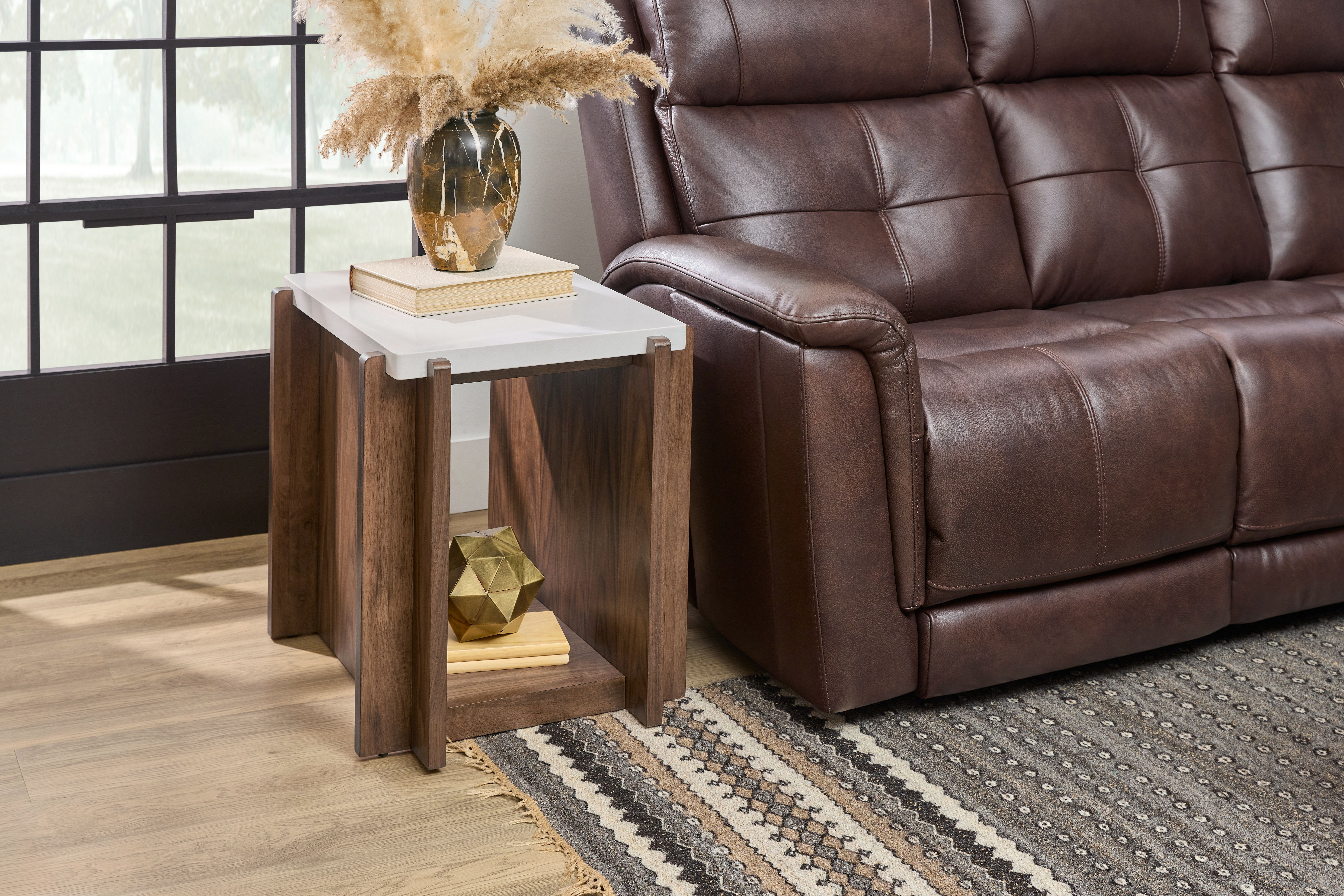 Lincoln - End Table - Light Brown, light brown, view 5