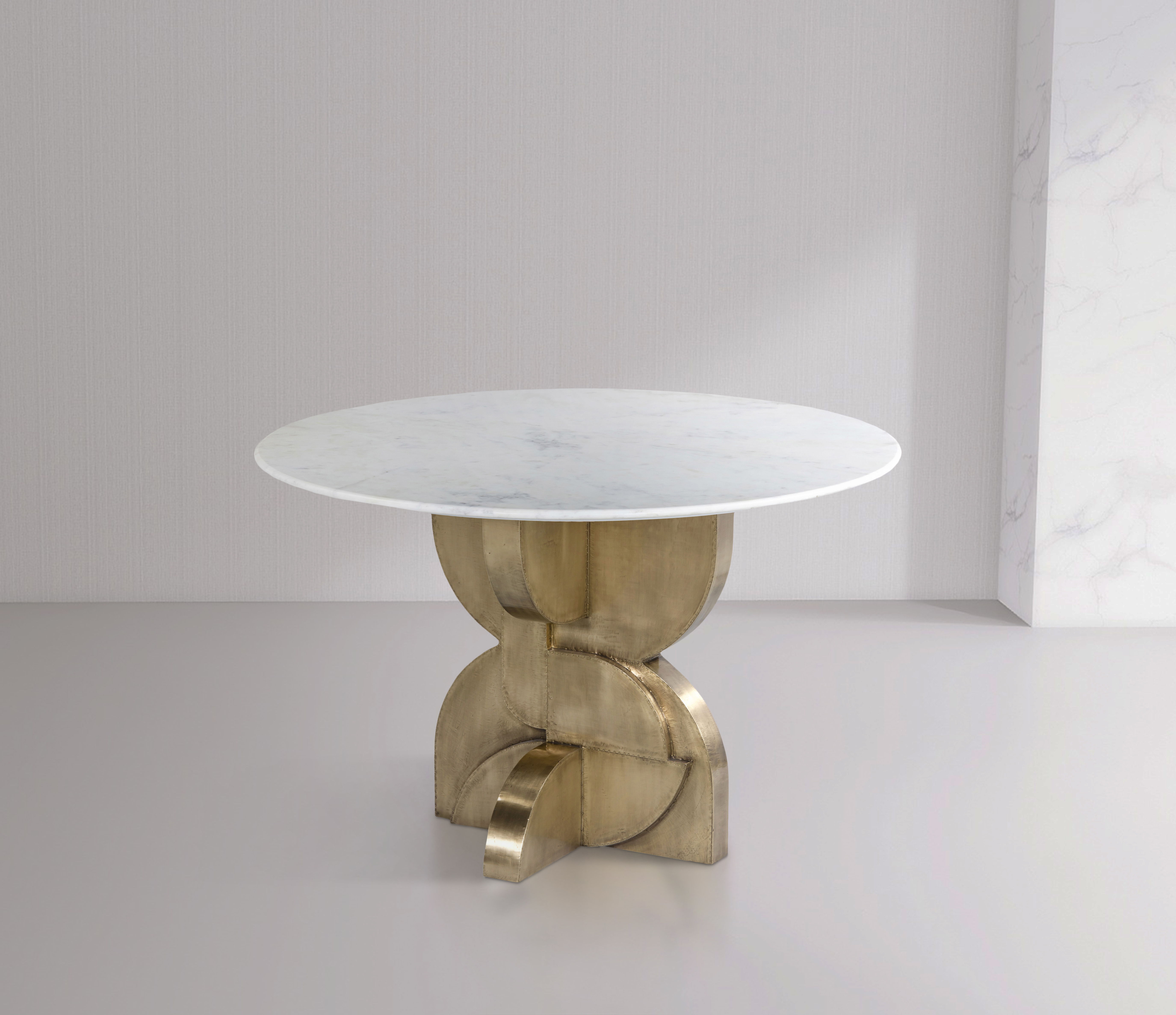 Alden - Marble/Stone Dining Table - White