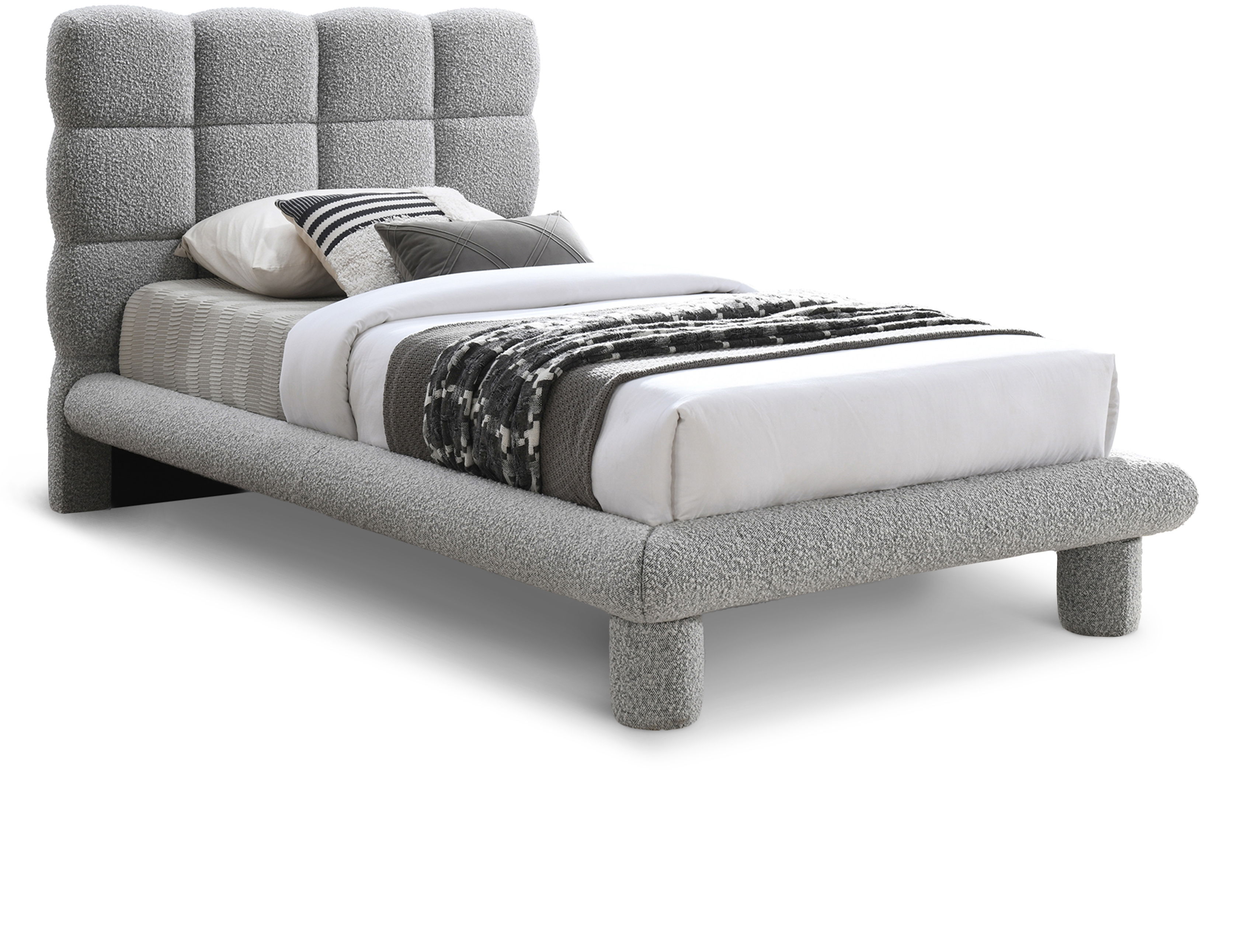 Deco - Twin Bed - Gray